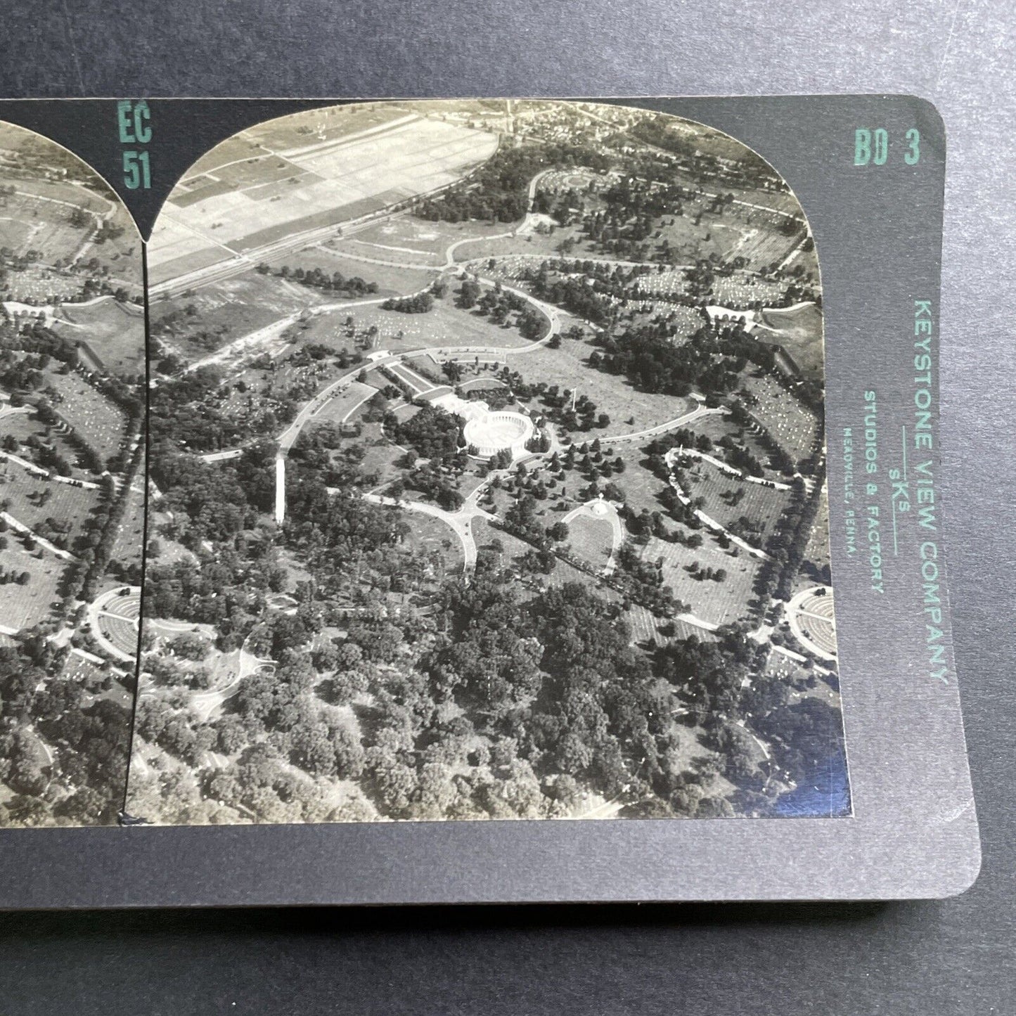 Antique 1920s Arlington Memorial Amphitheater VA Stereoview Photo Card P1547