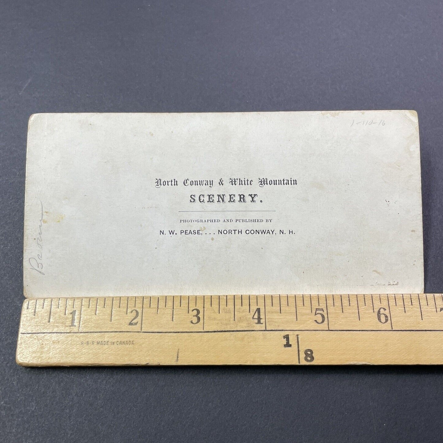 Antique 1870s Mount Washington Horse Carriage Road NH Stereoview Photo Card 1782