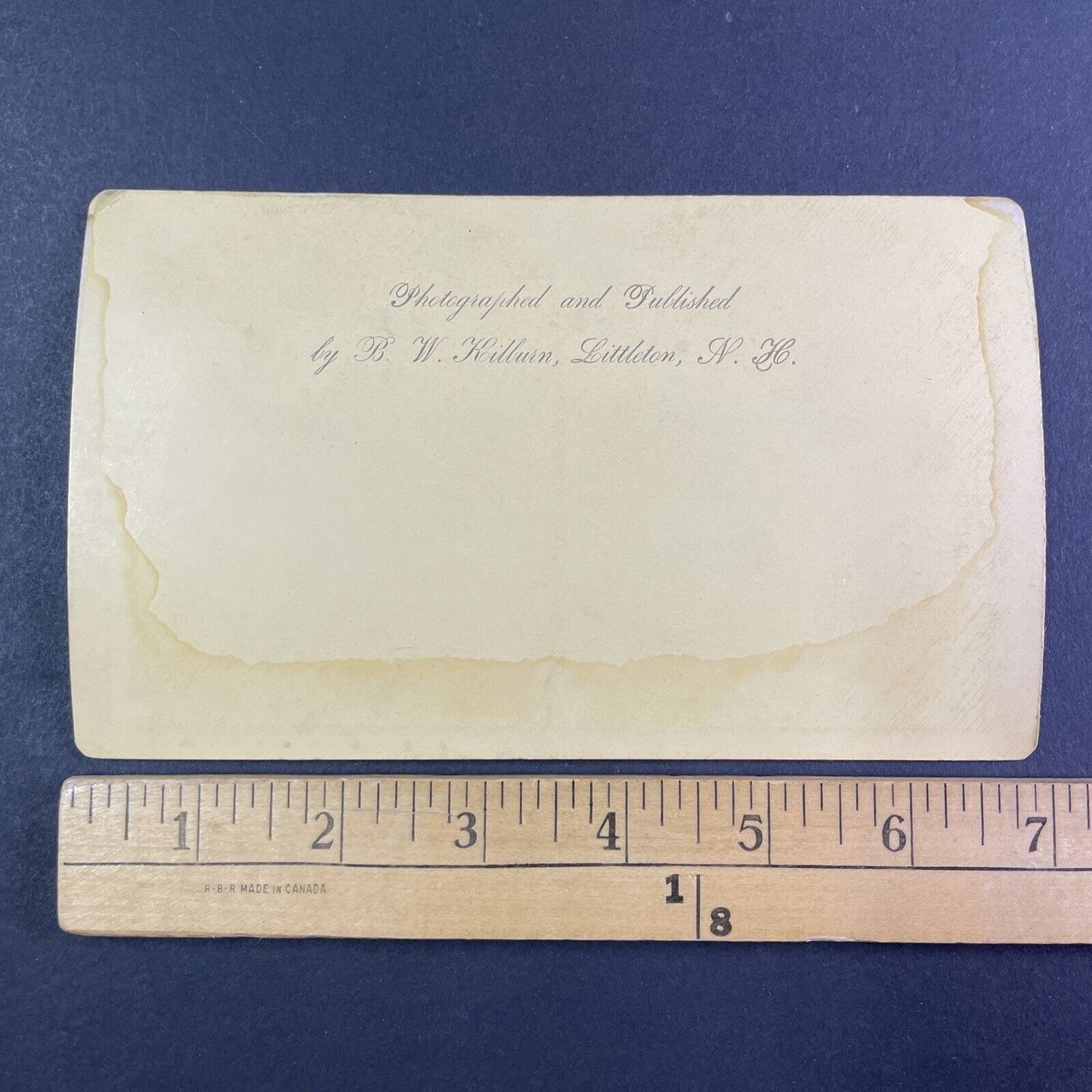 Echo Lake House and Cottage New Hampshire Stereoview Antique c1870s Y2156