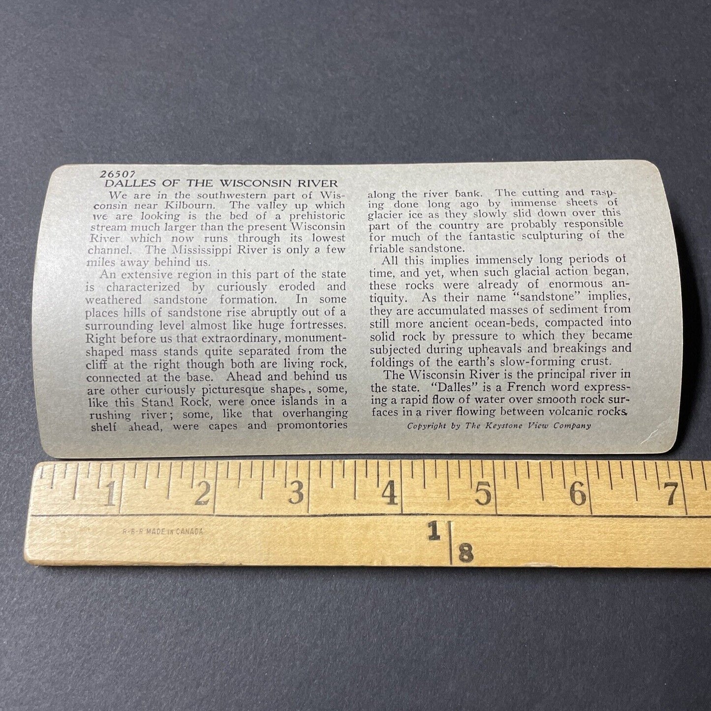 Antique 1910s Daredevil Jumps A Rock Gap Stereoview Photo Card V2595