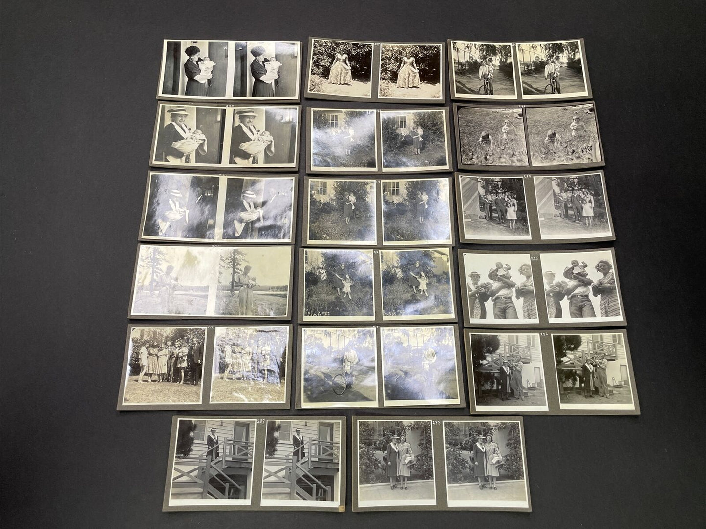 Lot Of 65 Barbara Helen Stewart Hoff 1940s Los Osos Stereoview Photo Cards V2211