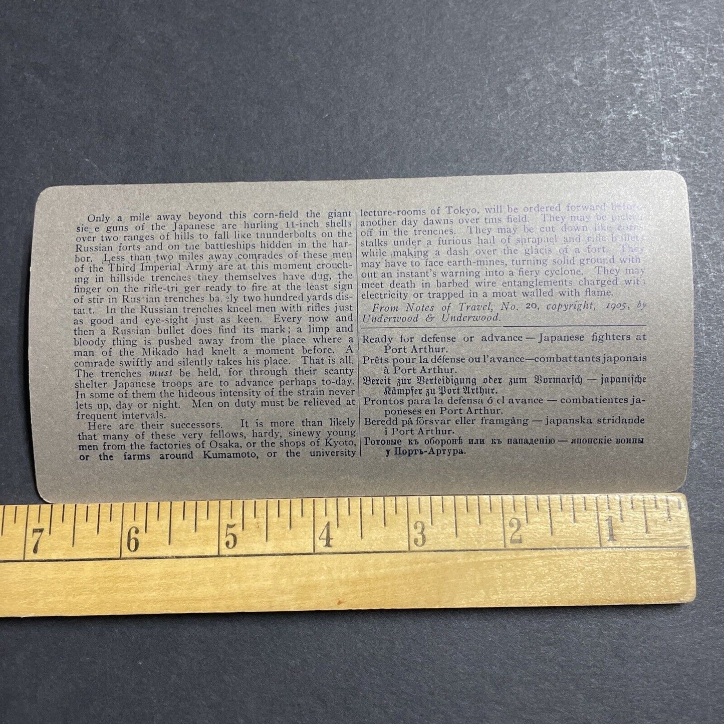 Antique 1905 Japan Soldiers Prepare To Attack Russia Stereoview Photo Card P1820