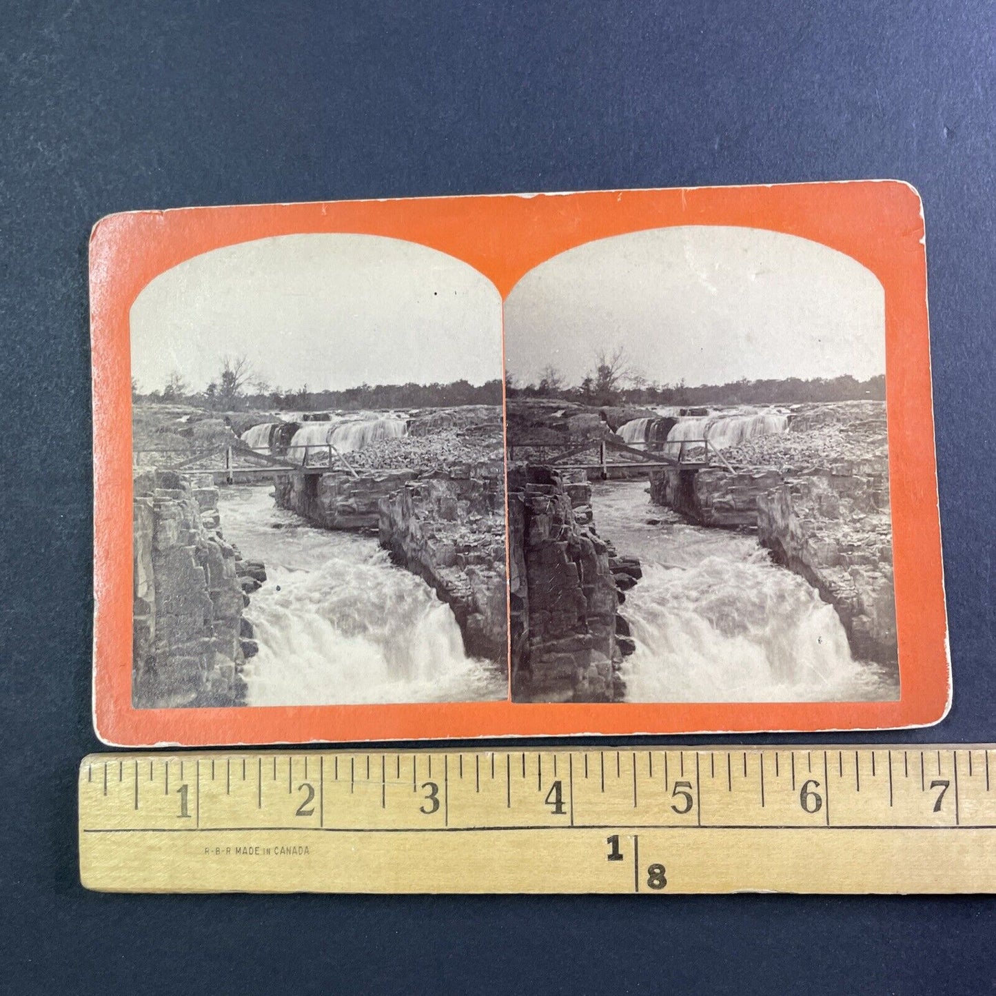 Sioux Falls South Dakota Stereoview Early Dakota Territory Antique c1867 Y164