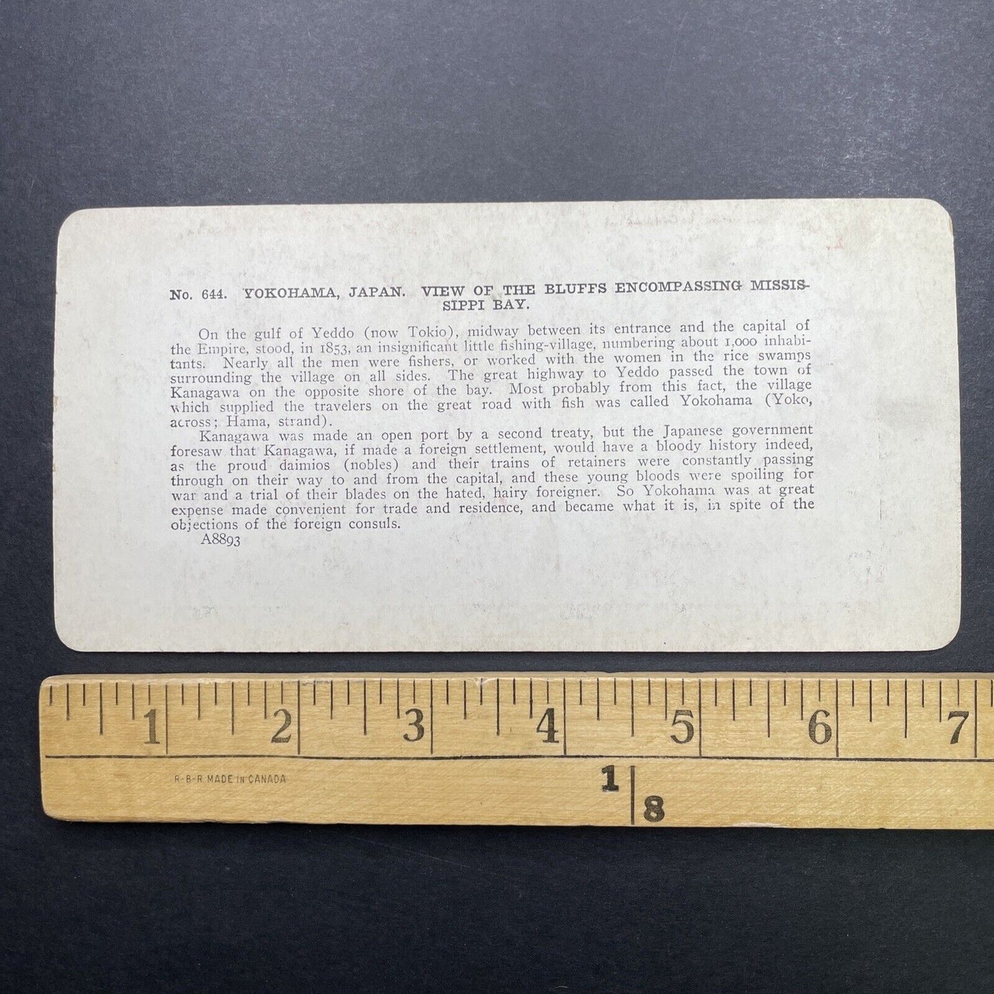 Antique 1905 Women On The Cliffs Yokohama Japan Stereoview Photo Card P580-093