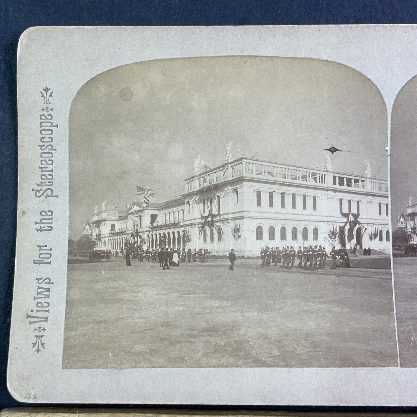 The Women's Building Stereoview Chicago Illinois Antique c1893 X3878