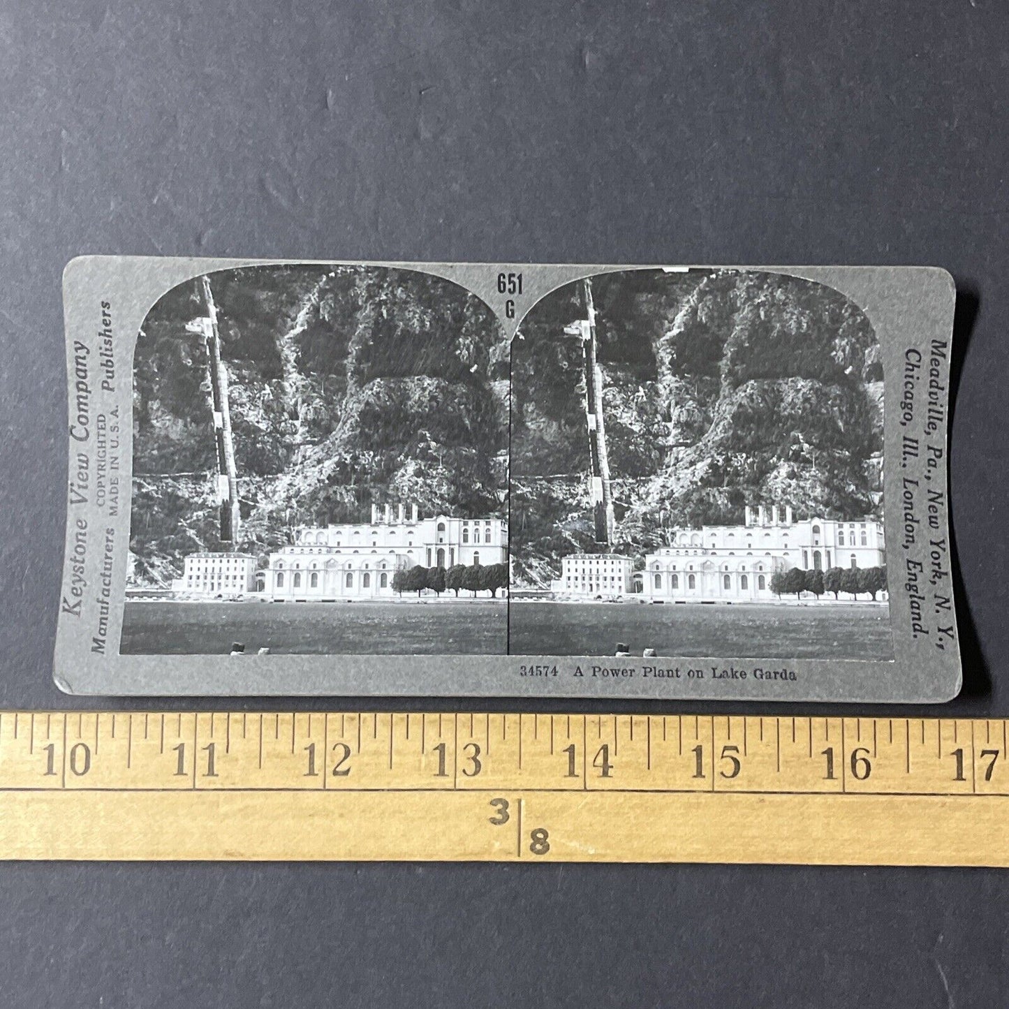 Box Set of 25 Scarce Italy Stereoview Late Production No. 651-675 Keystone c1935