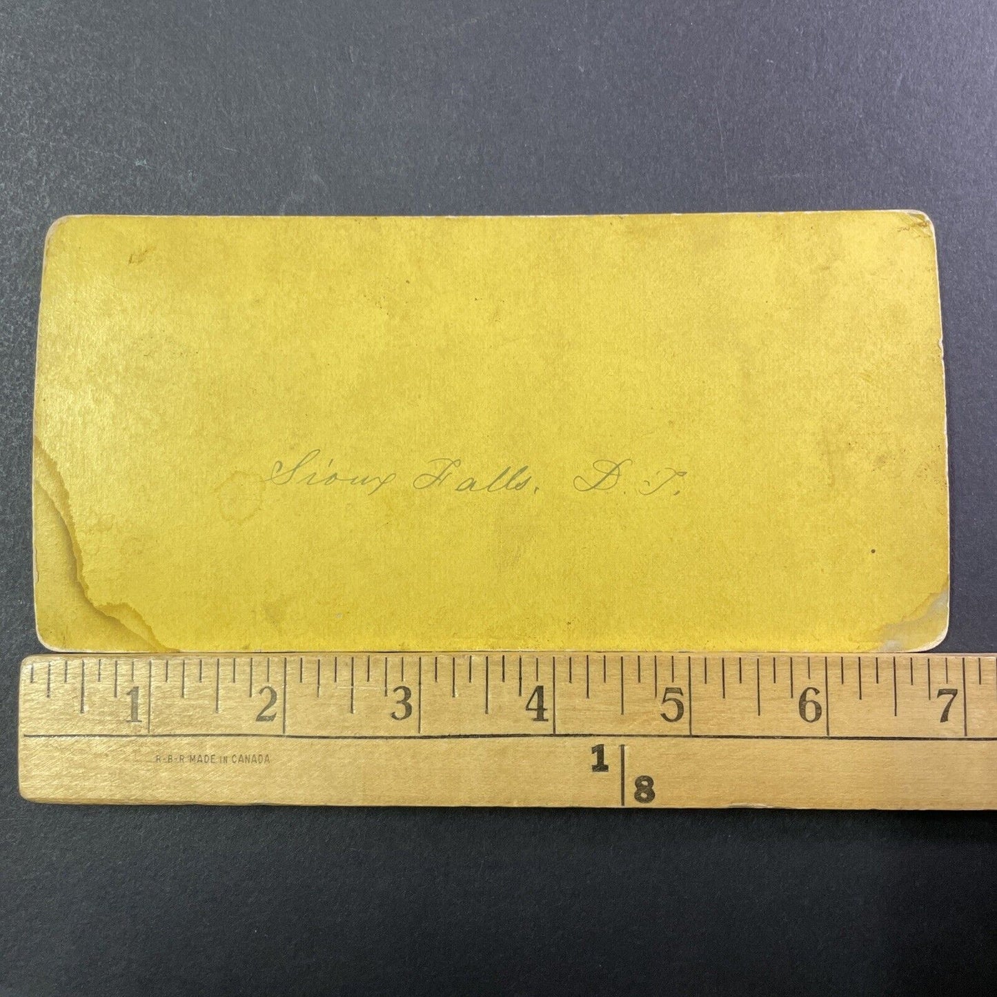 Sioux Falls South Dakota Stereoview Dakota Territory Antique c1868 X1247