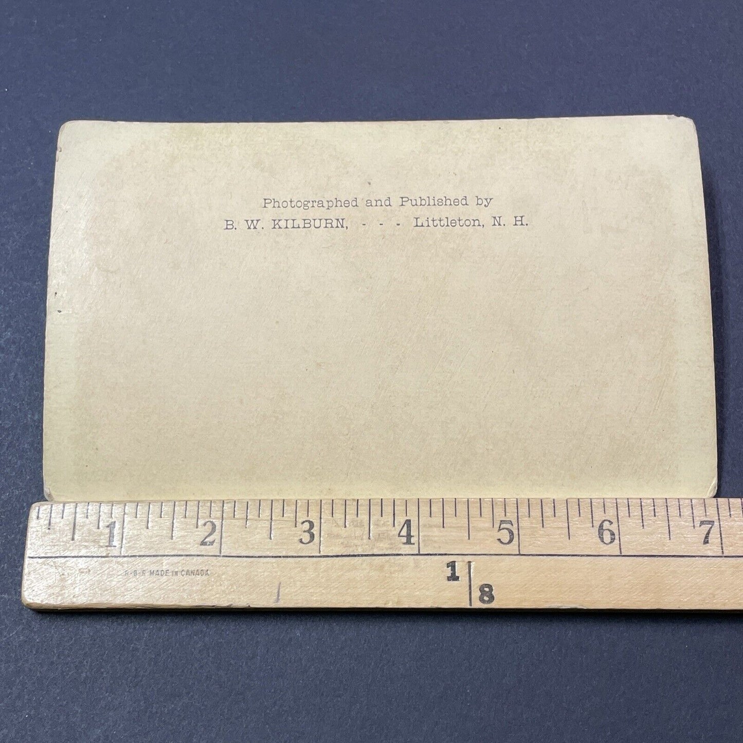 Antique 1871 Franconia Notch Whirlpool New Hampshire Stereoview Photo Card V1890