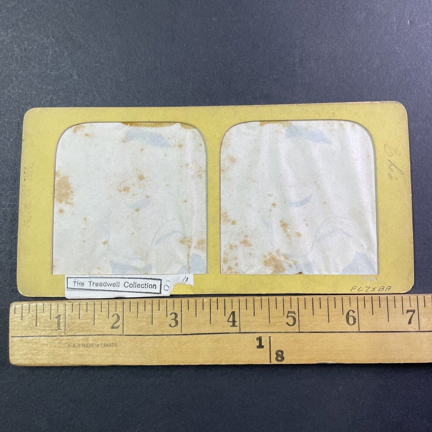 Busty Nurse Risque French Tissue Stereoview Hold To Light Antique c1850s X822