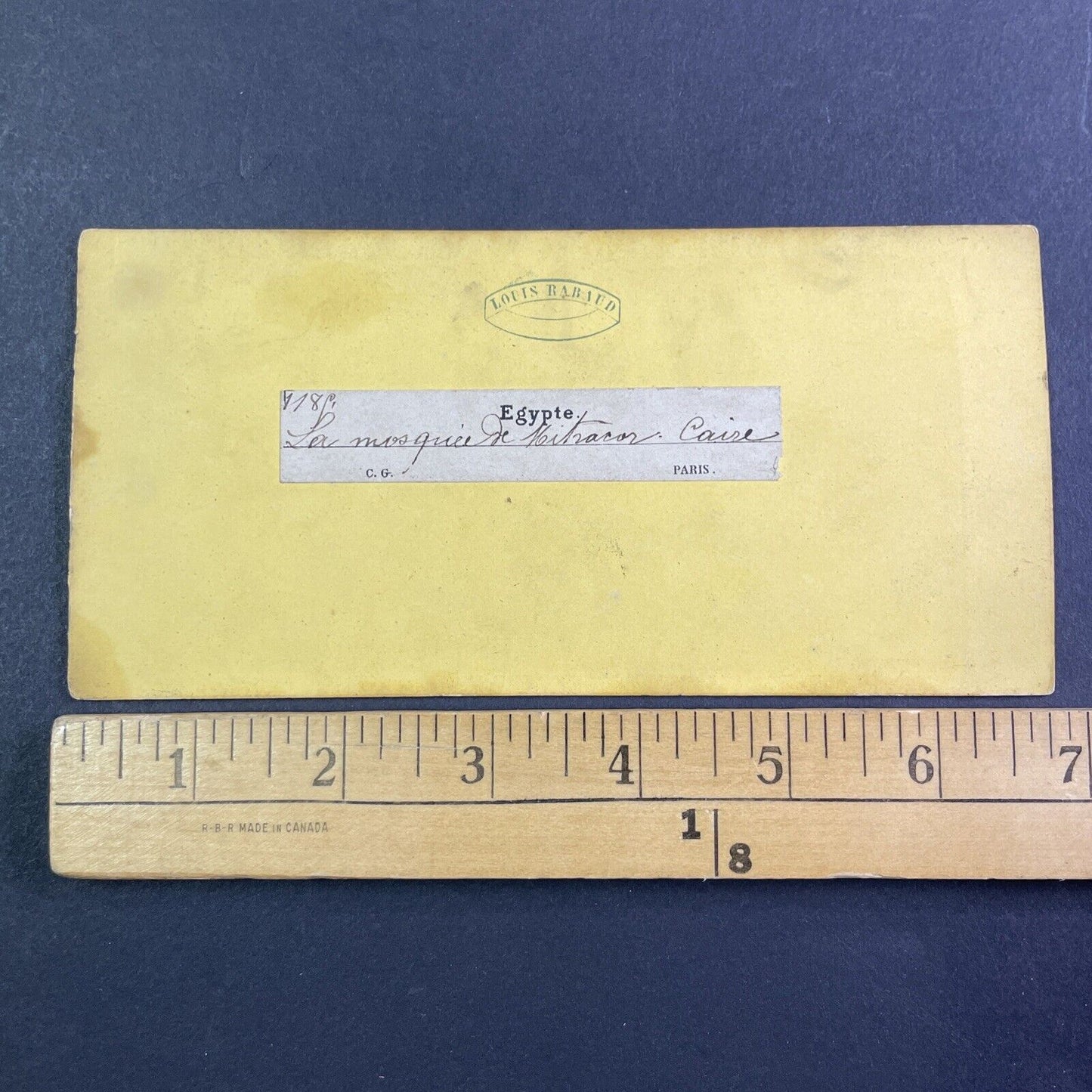 Mosque Of Emir Akhur Emeer Akhor Stereoview Charles Gaudin Antique c1863 X3507