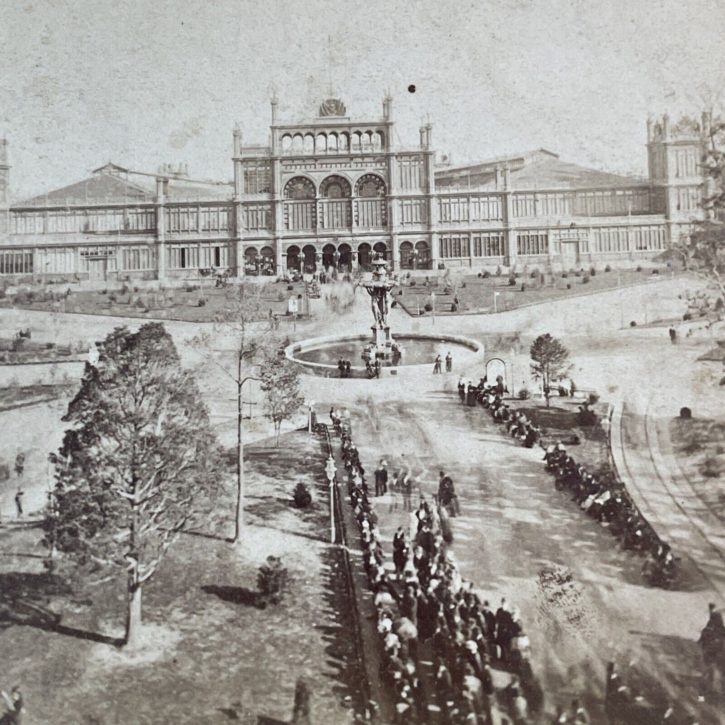 Opening Ceremonies Philadelphia Stereoview Edward L Wilson Antique c1876 X1883