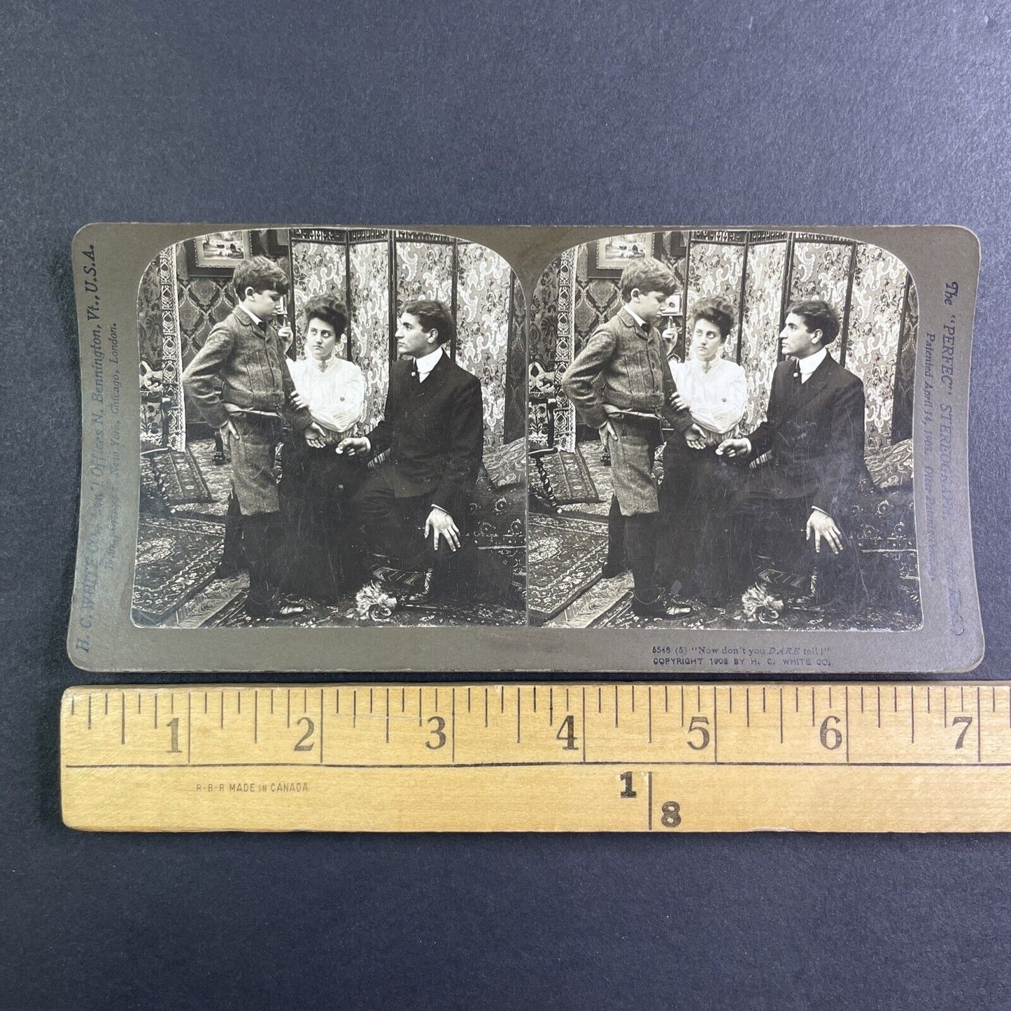 Lot of 5 Young Lovers Series #5534-5548 Stereoview H.C. White Antique 1903 Y1228