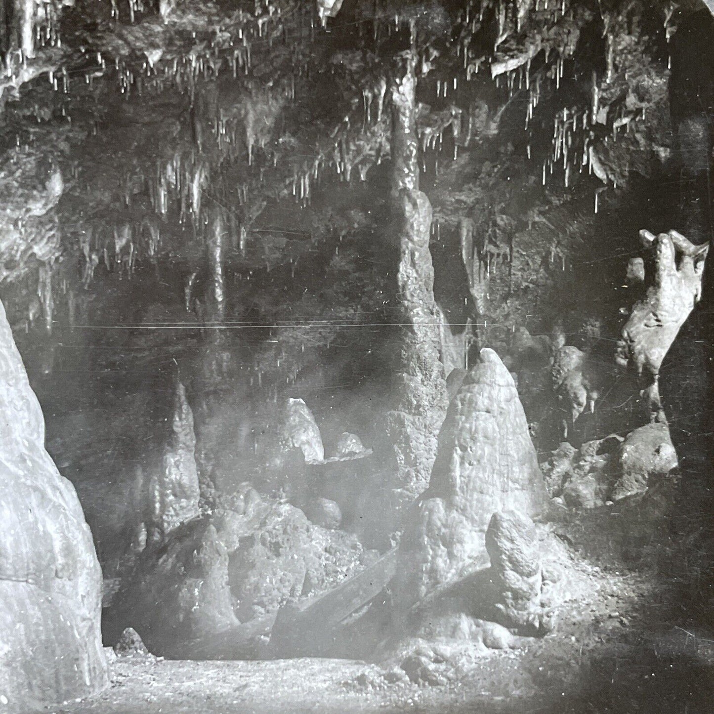 Antique 1906 Oregon Caves National Monument Stereoview Photo Card V1860