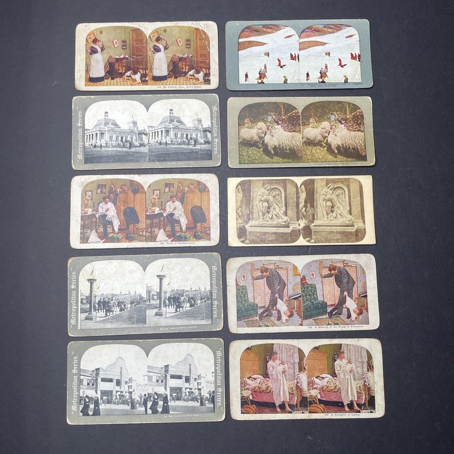 Lot Of 51 Various Scenes And People Stereoview Photo Cards Antique c1870s-1920s