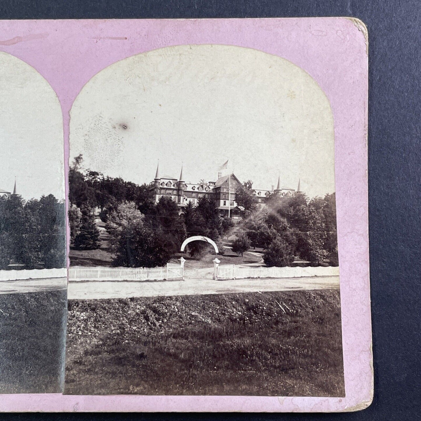 Cresson Mountain House Pennsylvania Stereoview Antique c1860s Y441