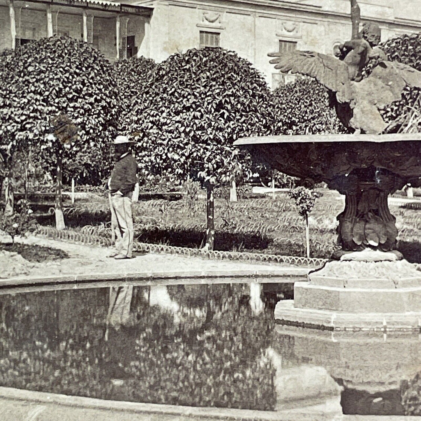 Estate Of William Barron Stereoview Mexico City BW Kilburn Antique c1873 X1567