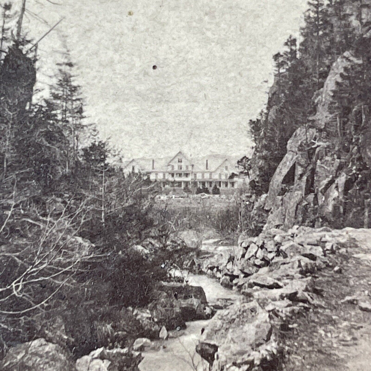 2 Cents Playing Cards Washington Civil War Tax Stamp On Stereoview Antique 1863