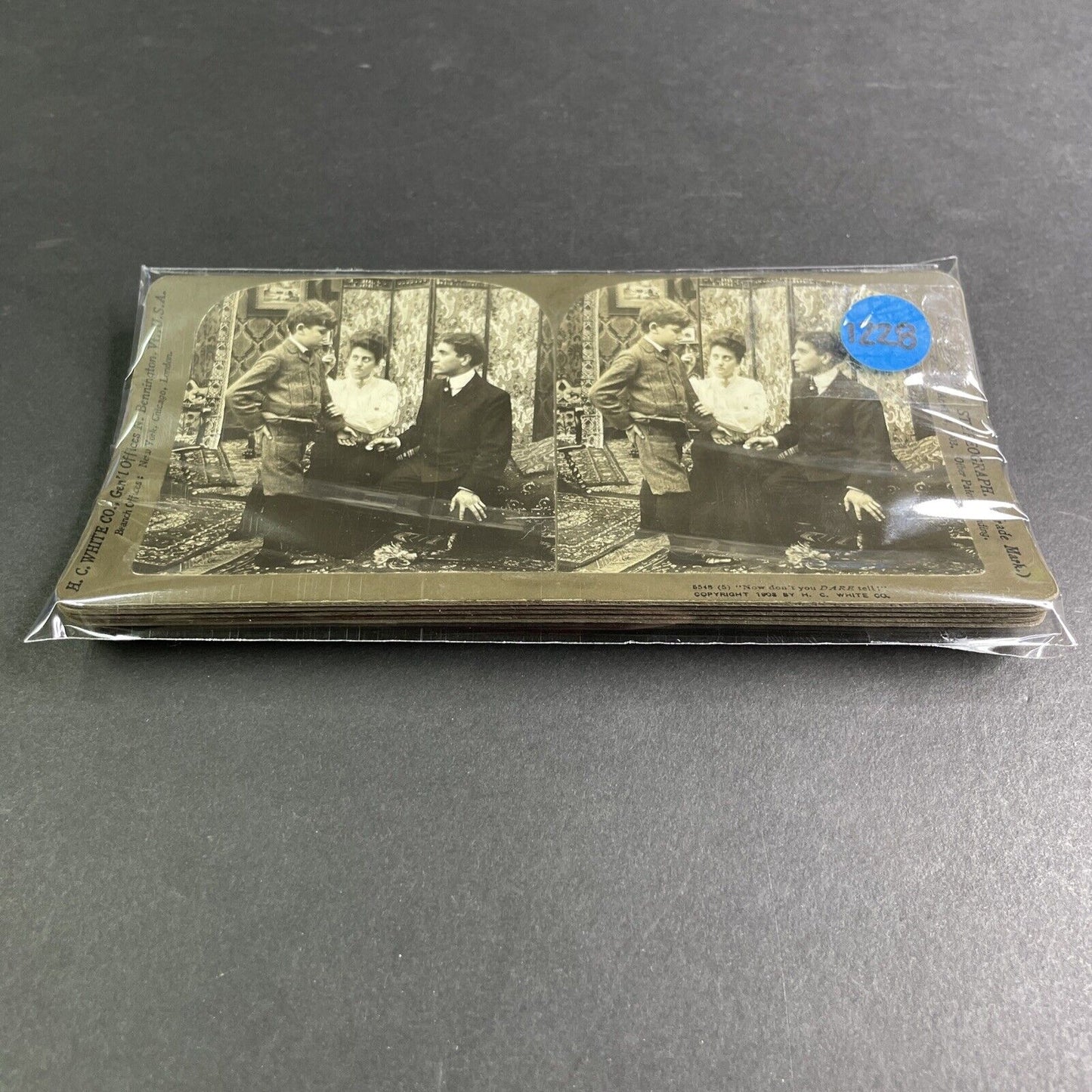 Lot of 5 Young Lovers Series #5534-5548 Stereoview H.C. White Antique 1903 Y1228