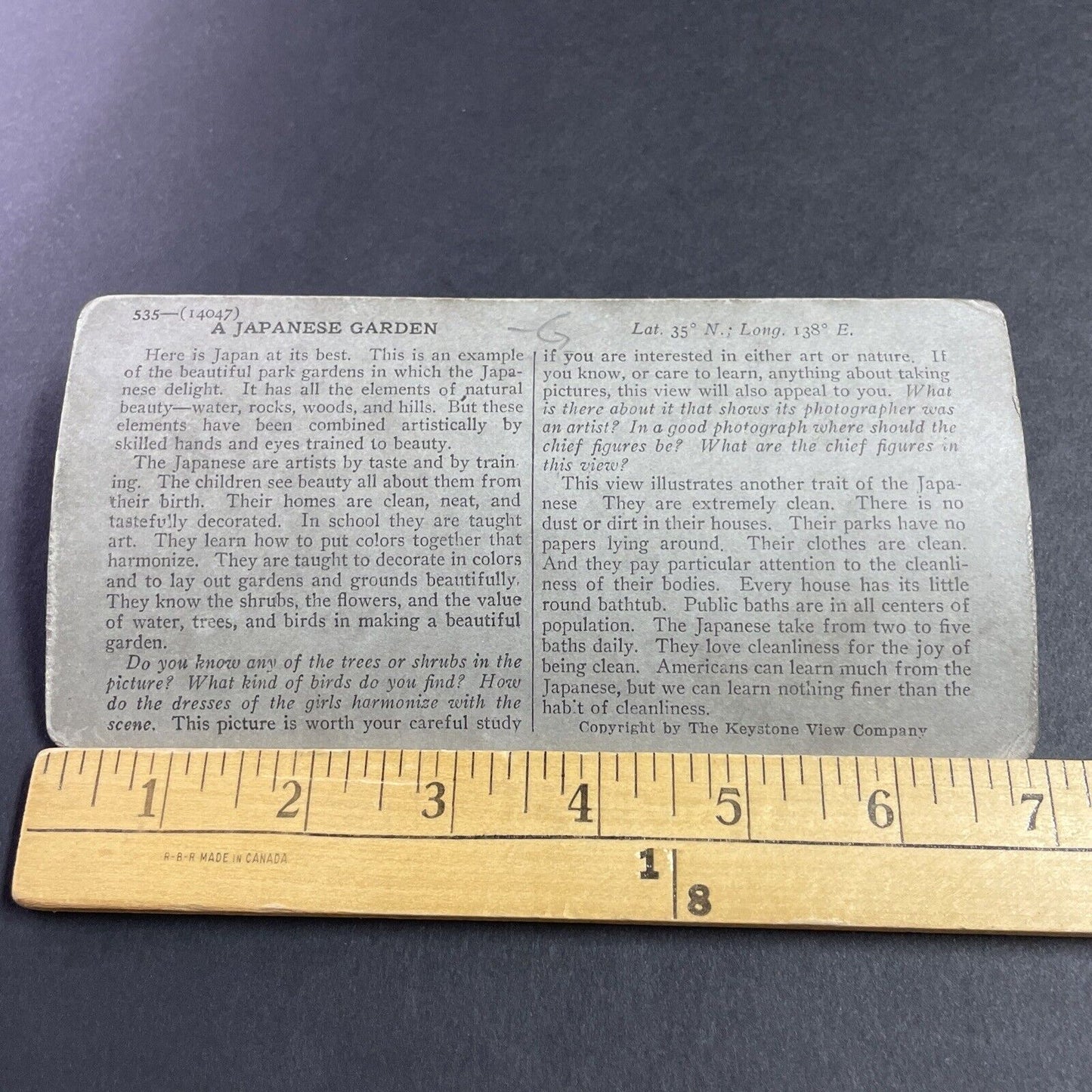 Antique 1910s Japanese Geishas Near Temple Japan Stereoview Photo Card P3624