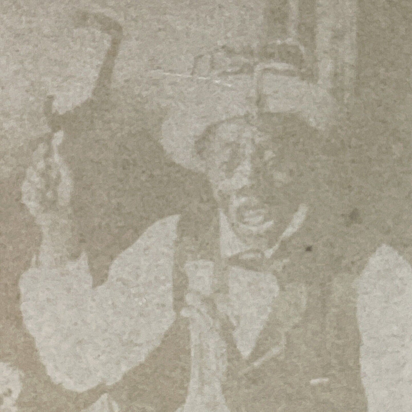 Antique 1870s Voodoo Witch Doctor Skull Black Magic Stereoview Photo Card P3436