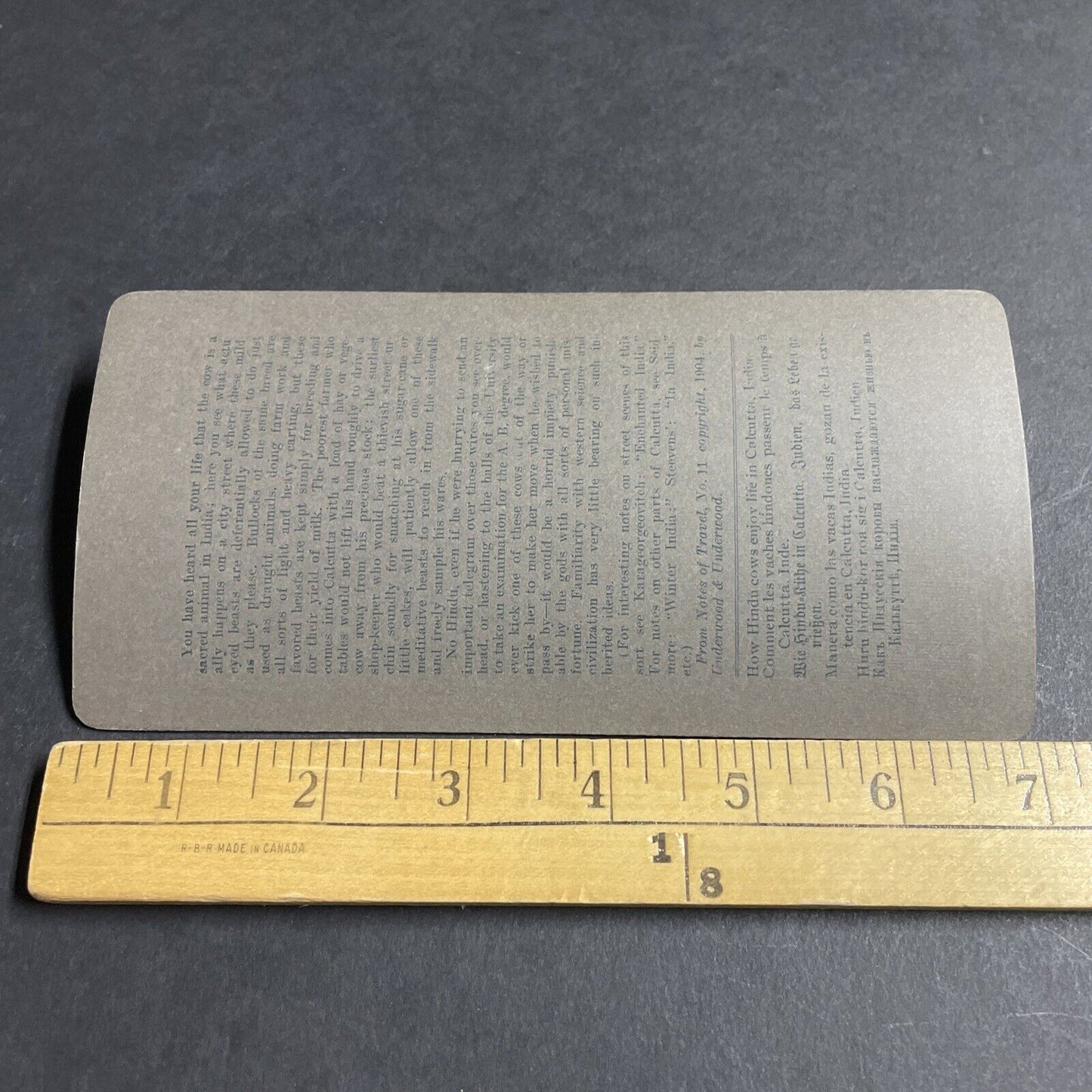 Antique 1903 Extreme Poverty In Calcutta India Stereoview Photo Card P4452