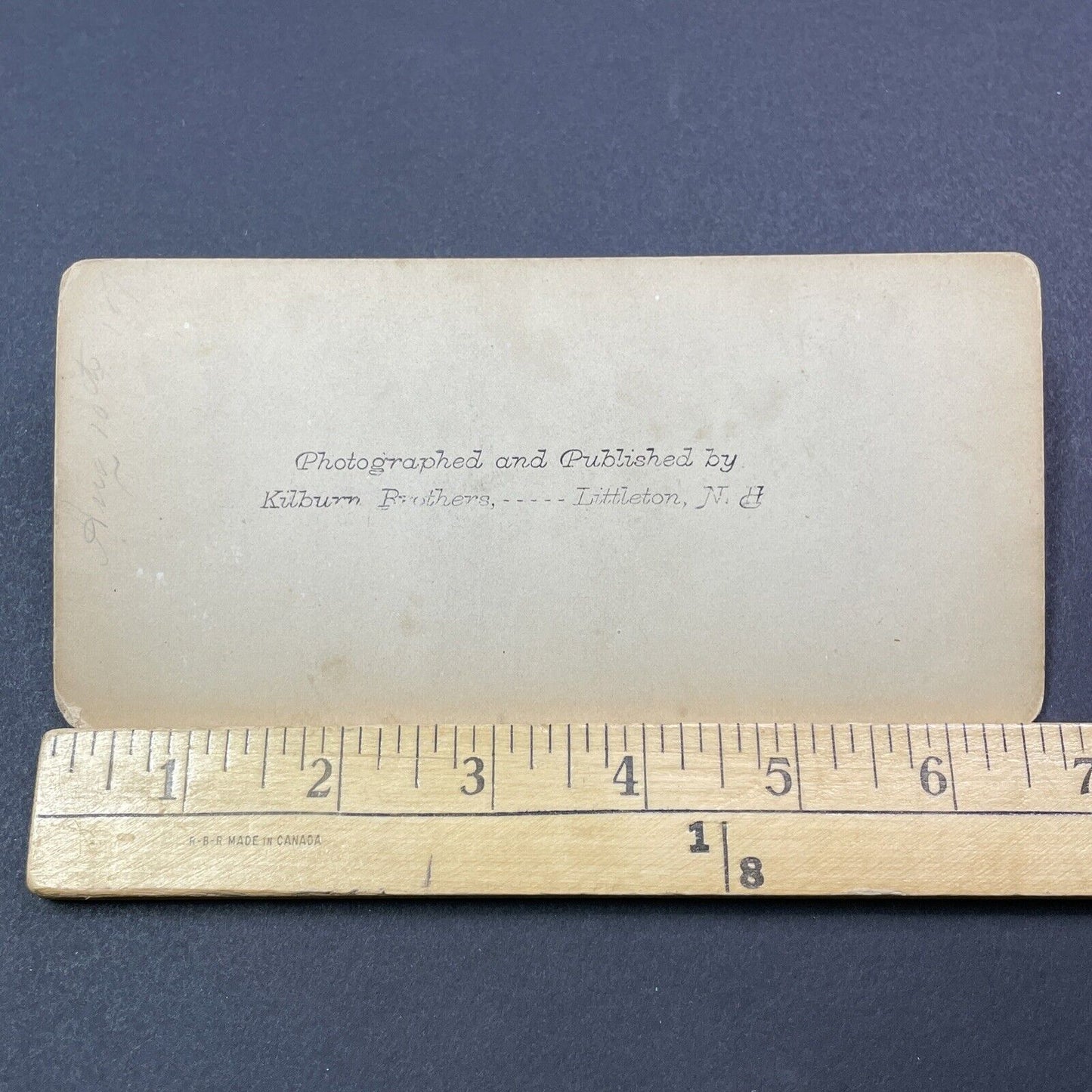 Antique 1870s Glen Ellis Falls Gorham NH Stereoview Photo Card V1969