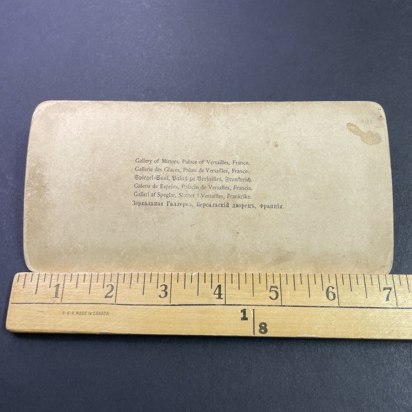 Antique 1894 Palace Of Versailles France Stereoview Photo Card P3783