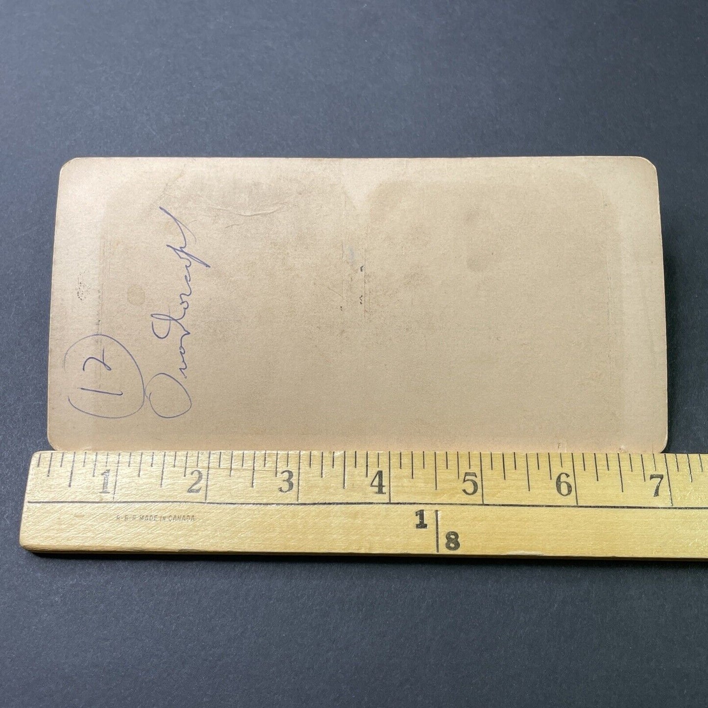 Antique 1870s French Dancer Broadway Calling Card Stereoview Photo Card P3093