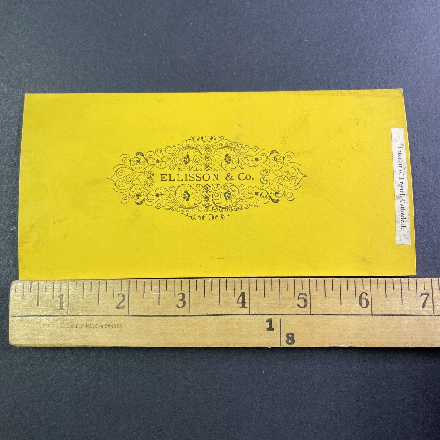 Cathedral Basilica Notre Dame de Quebec Stereoview Ellisson Antique c1872 X1816