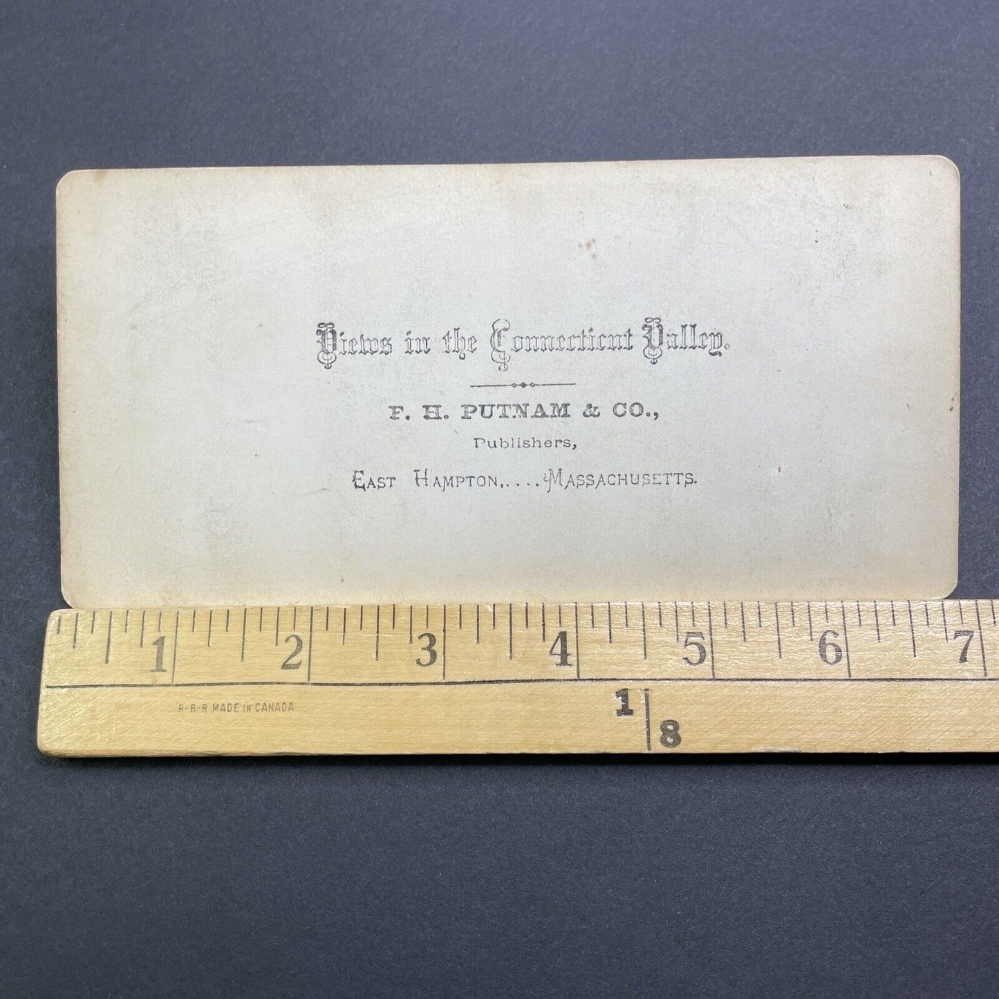 Antique 1870s Williston Chinese School Easthampton MA Stereoview Photo Card V463