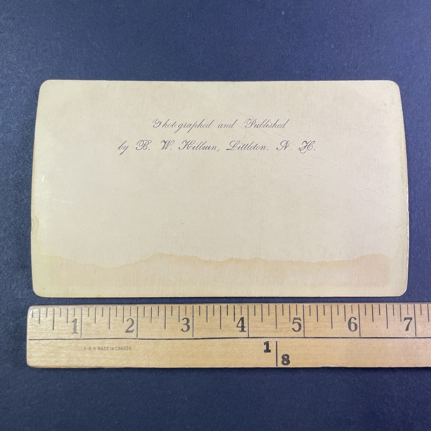 Captain Dodges Cascade Waterfall Stereoview Ammonoosuc River NH c1870s Y2160