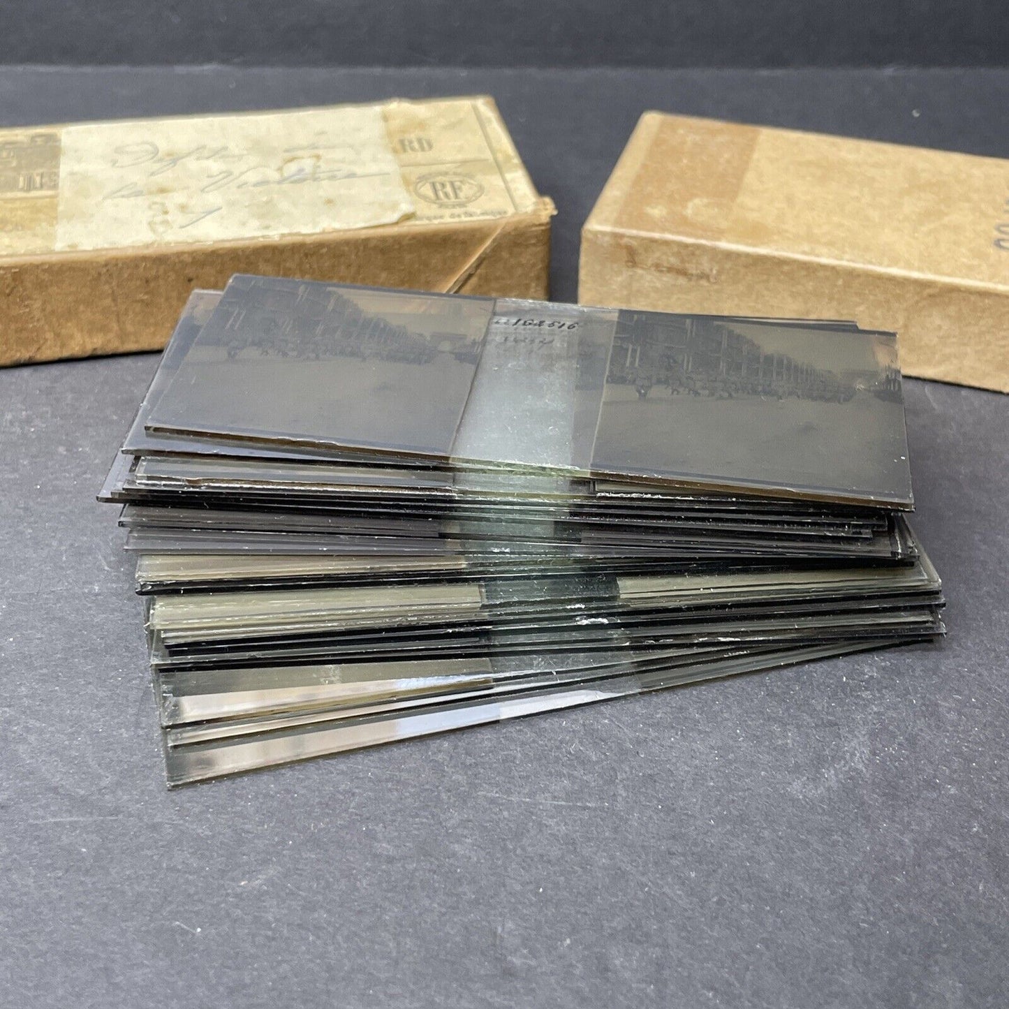 20 France Victory Parade Jules Richard Verascope Glass Stereoview Slides c1919