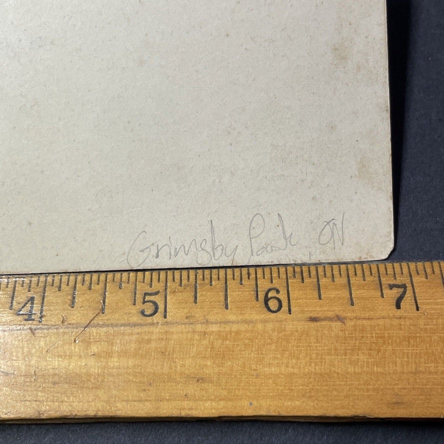 Antique 1905 Grimsby Beach Park Ontario Canada Stereoview Photo Card Q2229