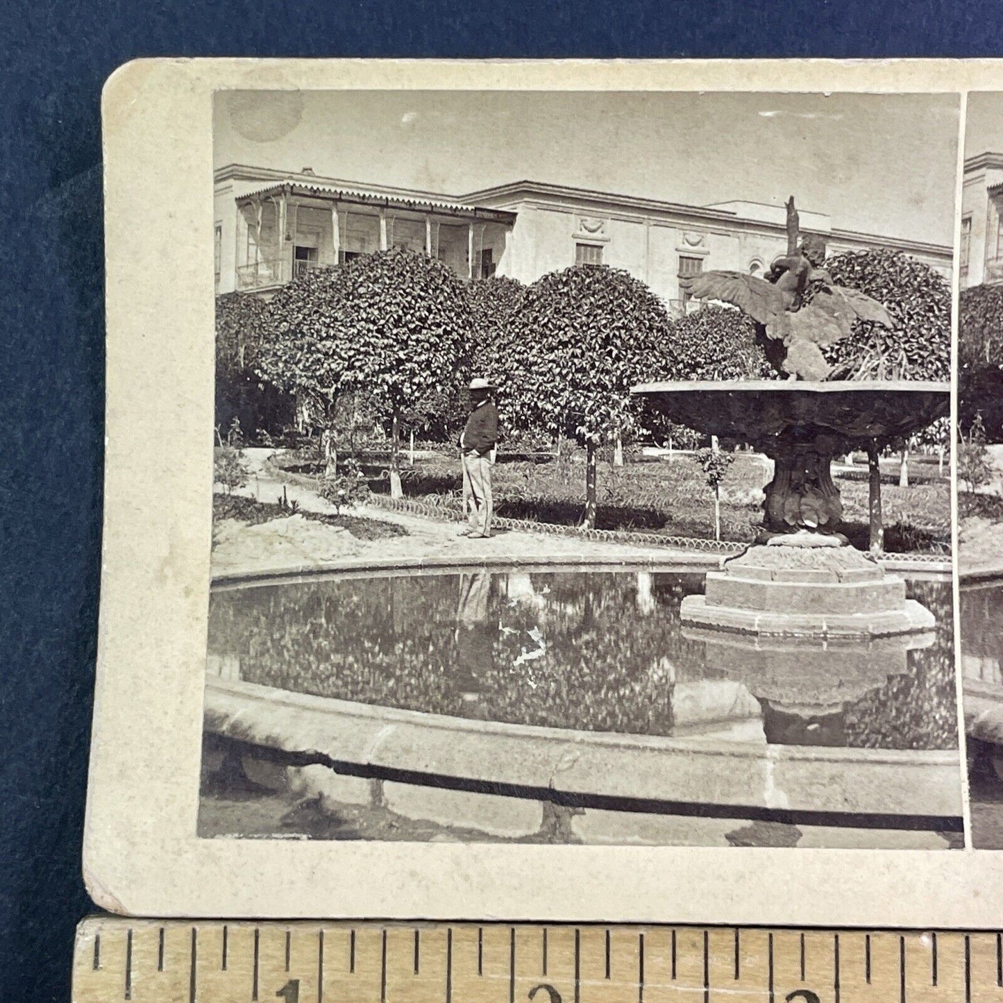 Estate Of William Barron Stereoview Mexico City BW Kilburn Antique c1873 X1567