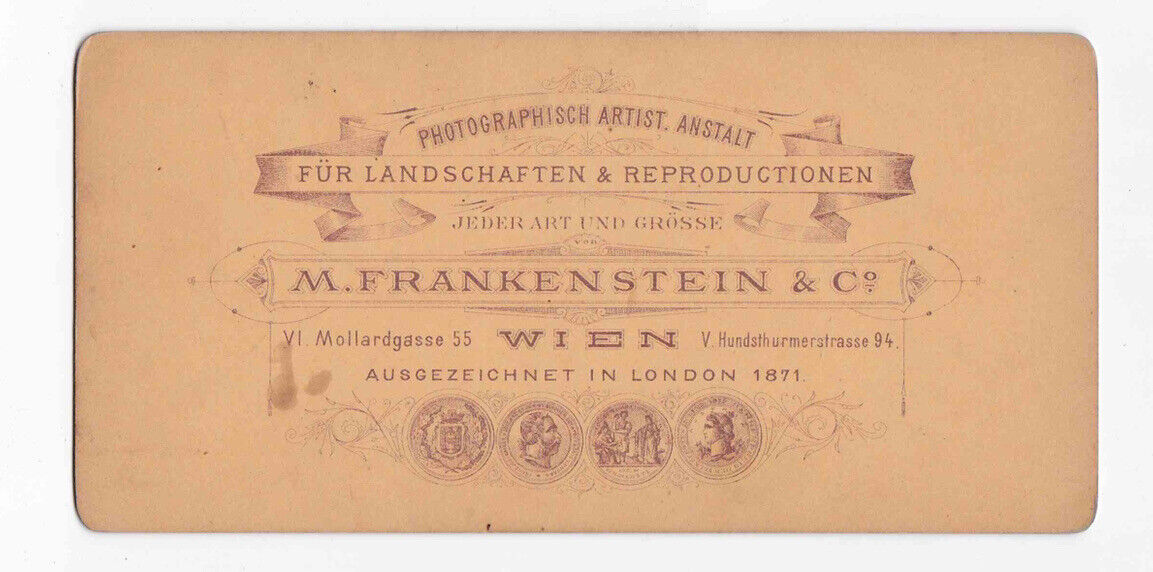 Antique 1860s West Bahnhof Westbahnhof Train Station Vienna Stereo Card P256