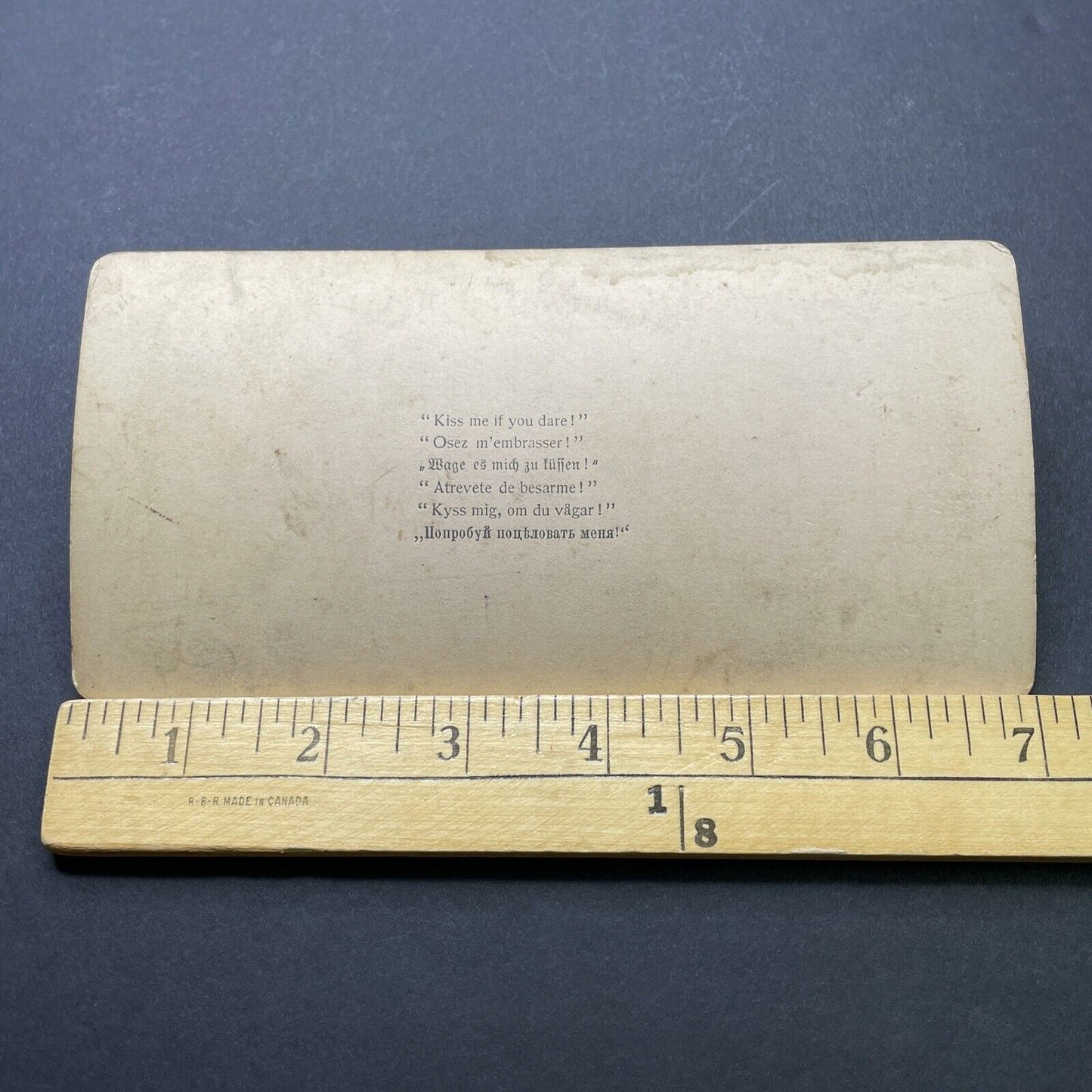 Antique 1897 Woman Flirting With Cameraman Stereoview Photo Card P2515