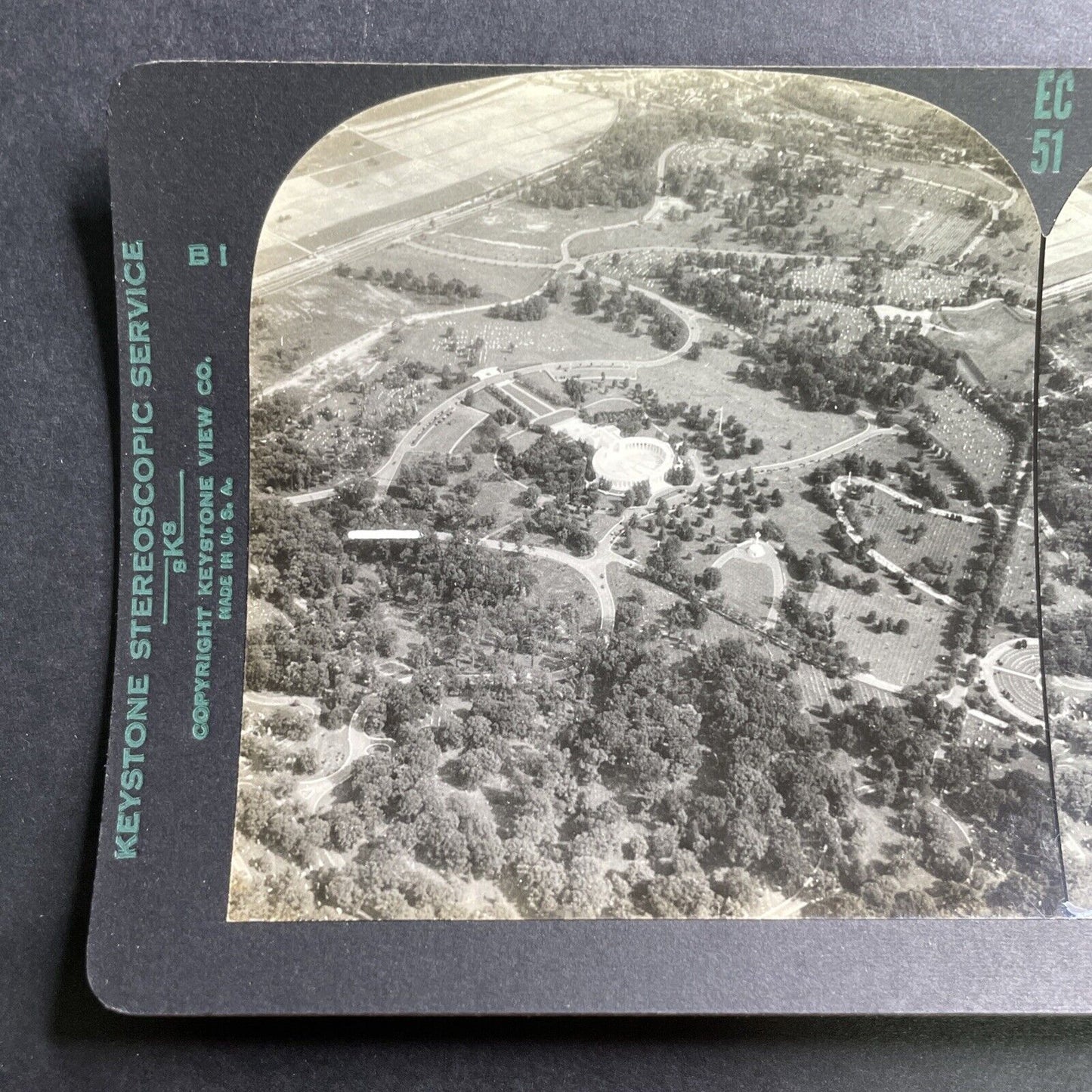 Antique 1920s Arlington Memorial Amphitheater VA Stereoview Photo Card P1547