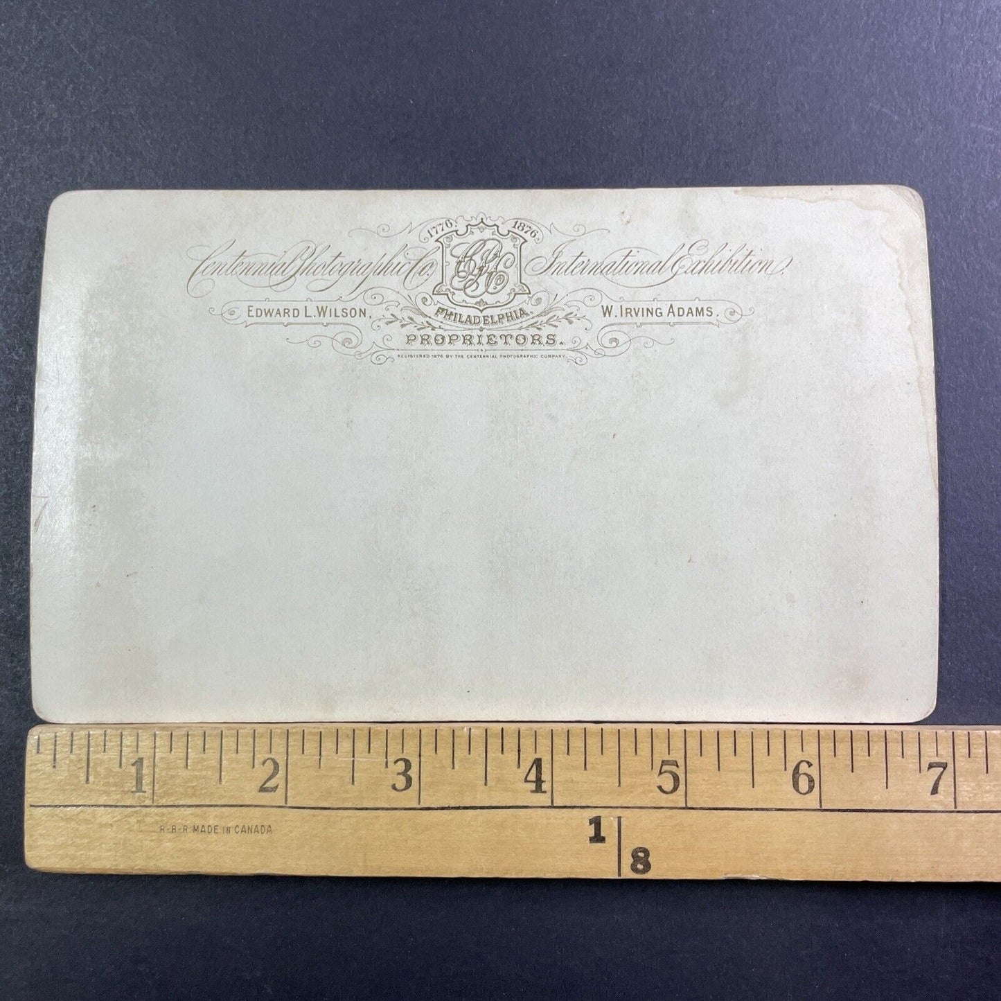 Exhibition Building Philadelphia Stereoview Edward Wilson Antique 1876 X1345