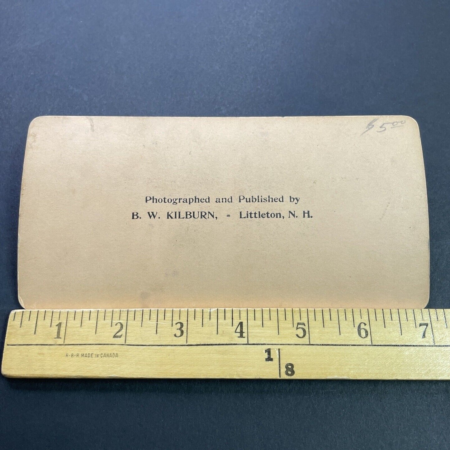 Antique 1888 Men Carry Large Buck Deer Hunting Hunt Stereoview Photo Card P3511