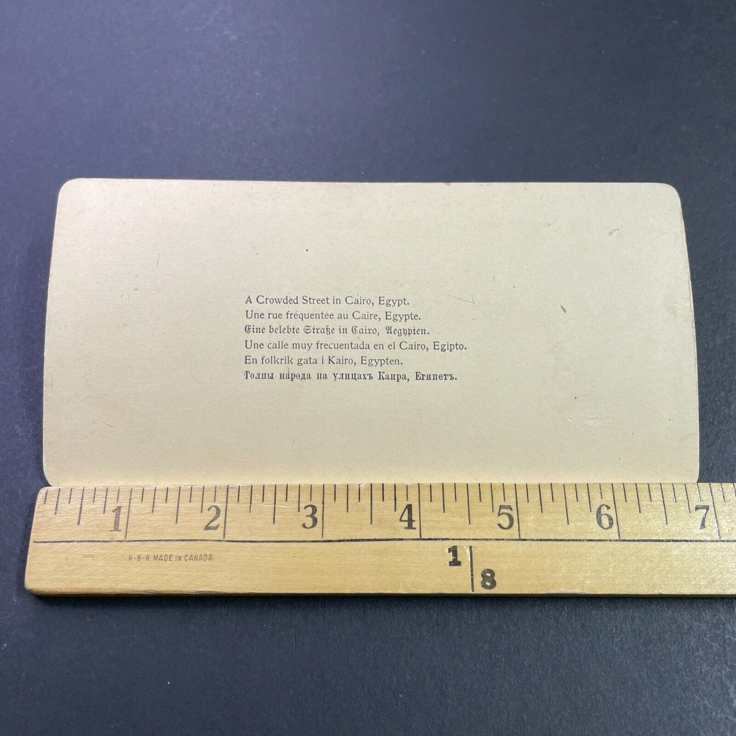 Antique 1890s Street Vendors Cairo Egypt Stereoview Photo Card P3837