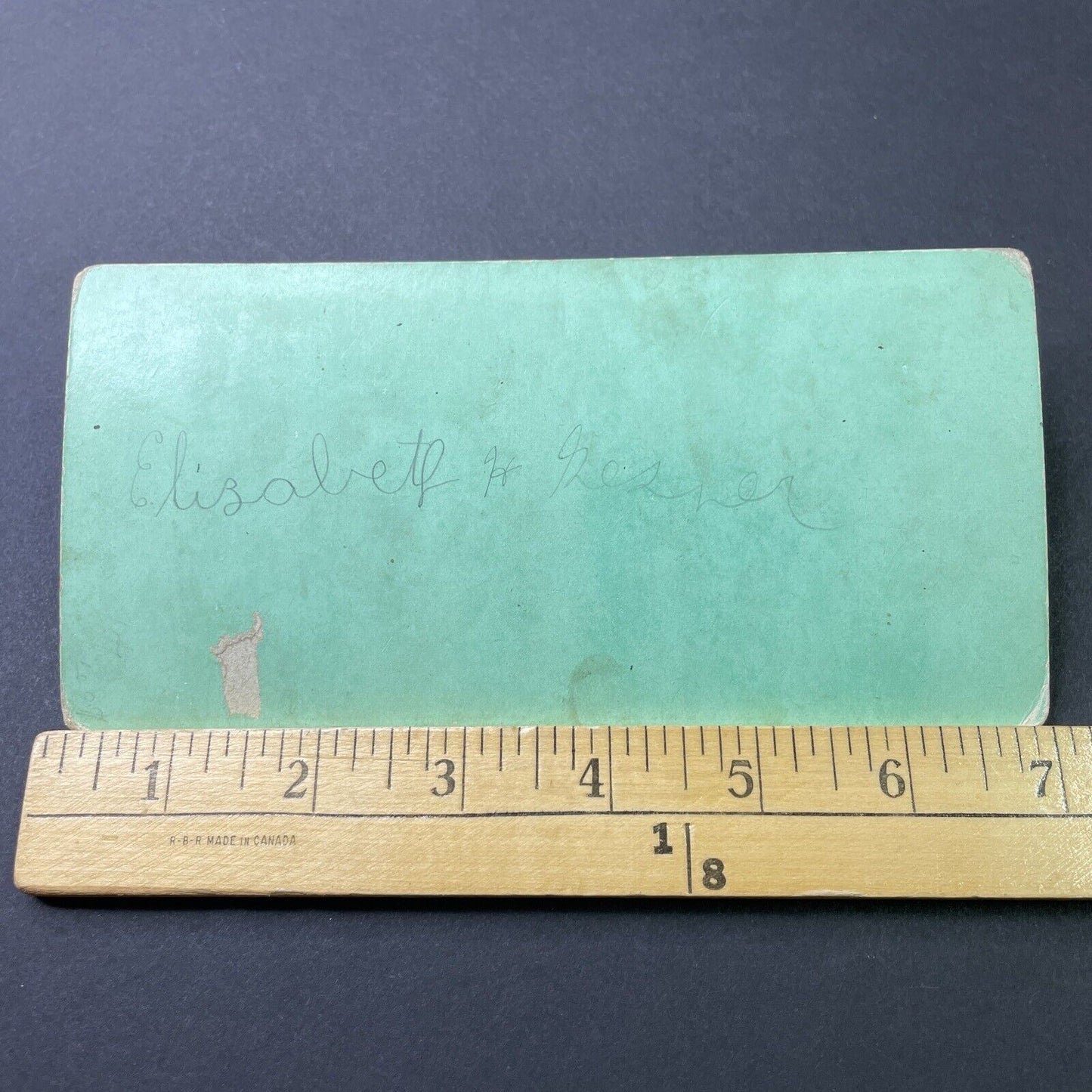 Antique 1870s German Child Catching Butterflies Stereoview Photo Card P3024