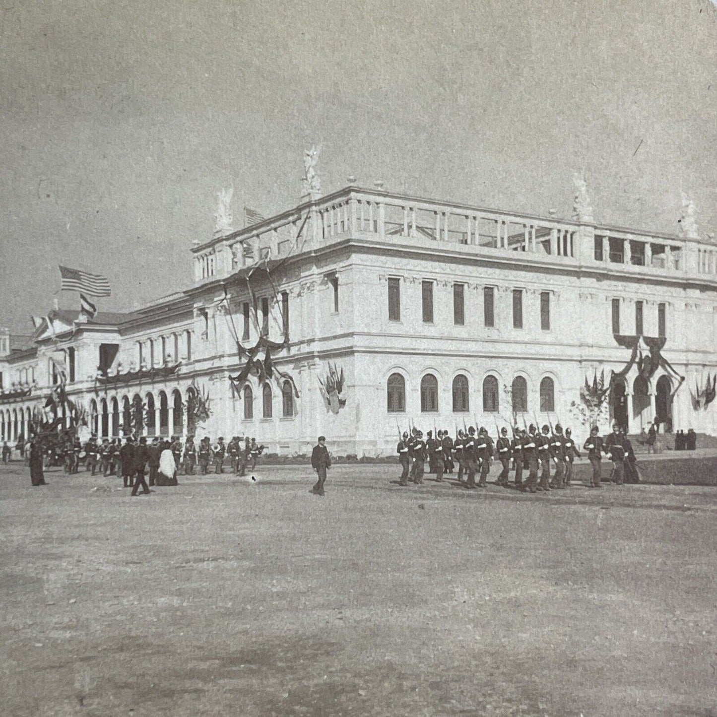 The Women's Building Stereoview Chicago Illinois Antique c1893 X3878