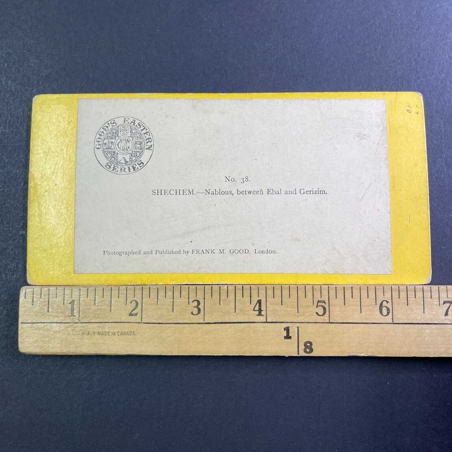 Nablus West Bank Palestine Stereoview Frank Mason Good Antique c1863 X1819