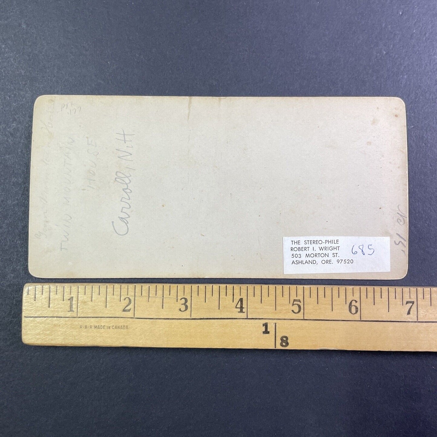 Twin Mountain House Carroll New Hampshire Stereoview Antique c1870 Y1435