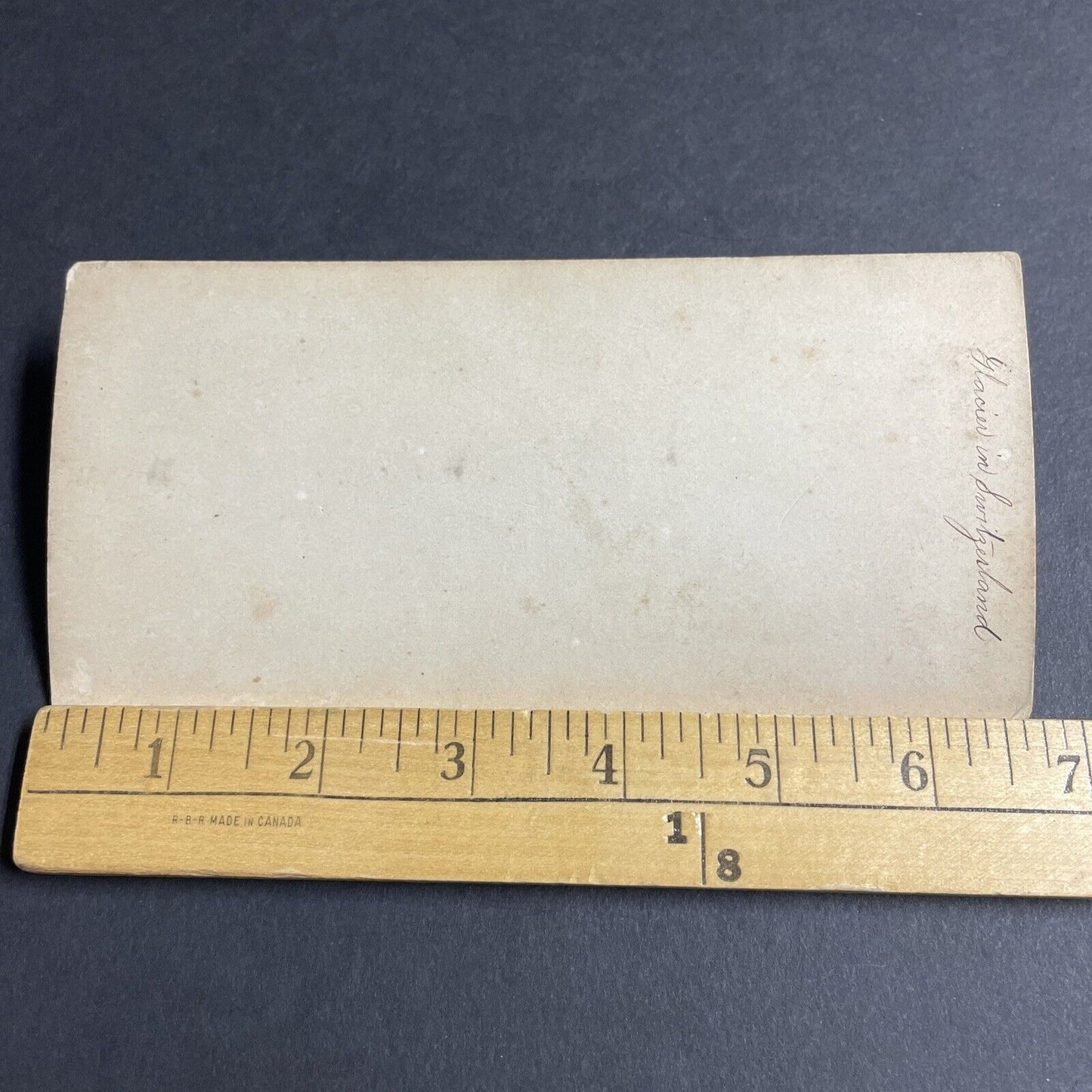 Antique 1870s Swiss Glacier Close-Up In Switzerland Stereoview Photo Card P4619