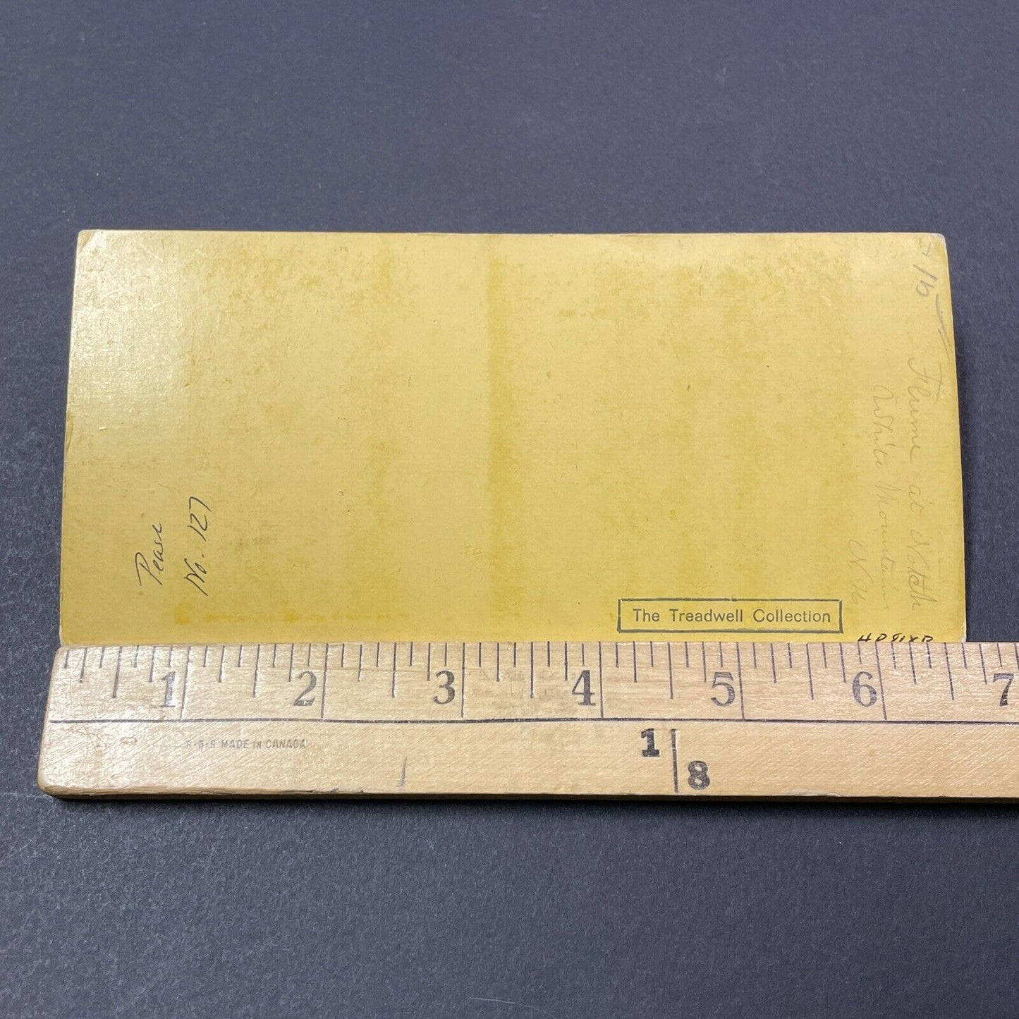 Antique 1860s Franconia Notch Flood Damage NH Stereoview Photo Card V1854