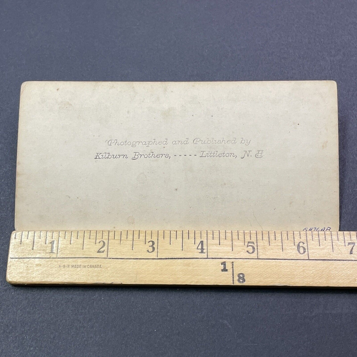 Antique 1860s Connecticut River Upper Valley NH Stereoview Photo Card V2027