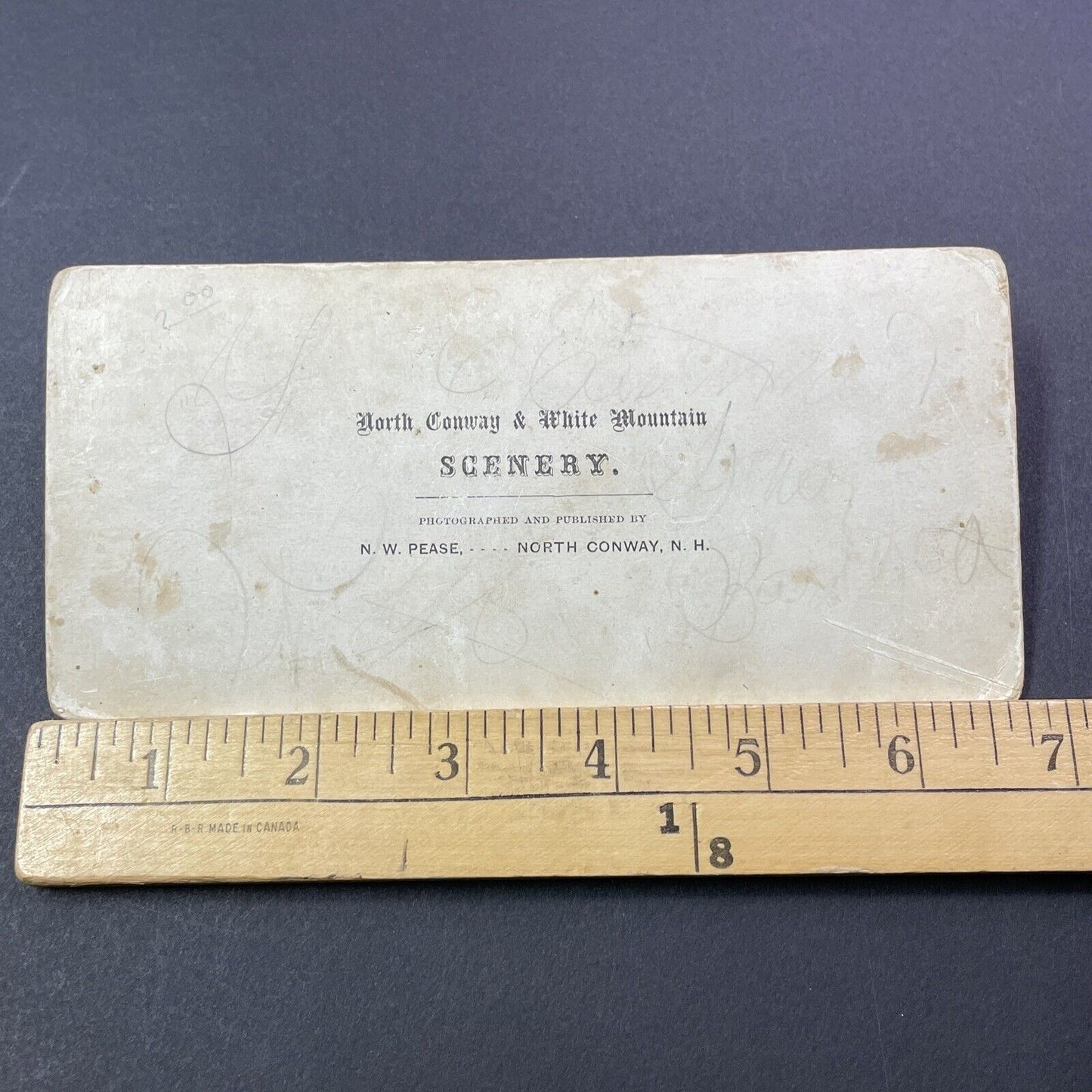 Antique 1870s The Glen House White Mountains NH Stereoview Photo Card V1780