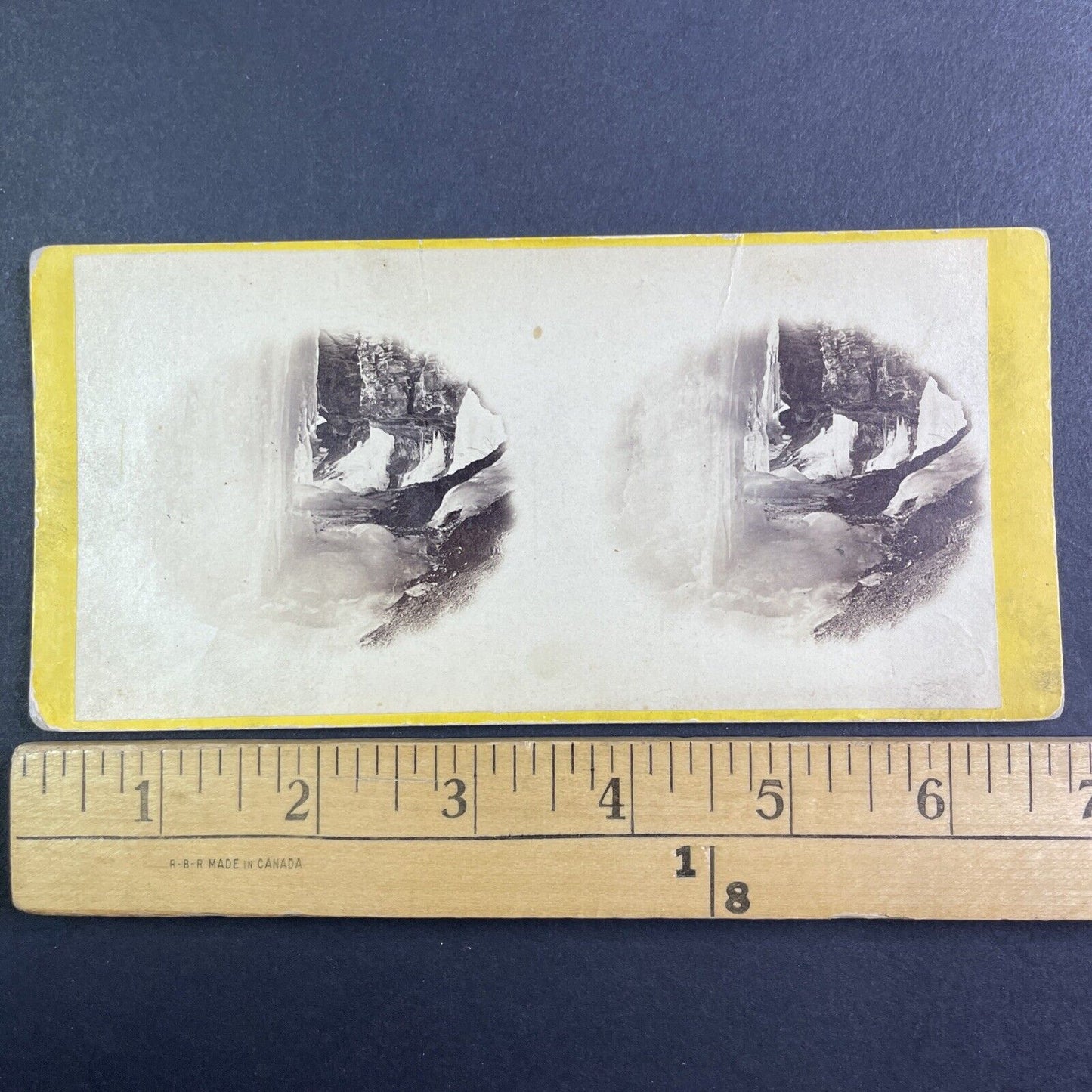 Catskill Mountains New York Winter Stereoview E & HT Anthony Antique c1866 Y1206
