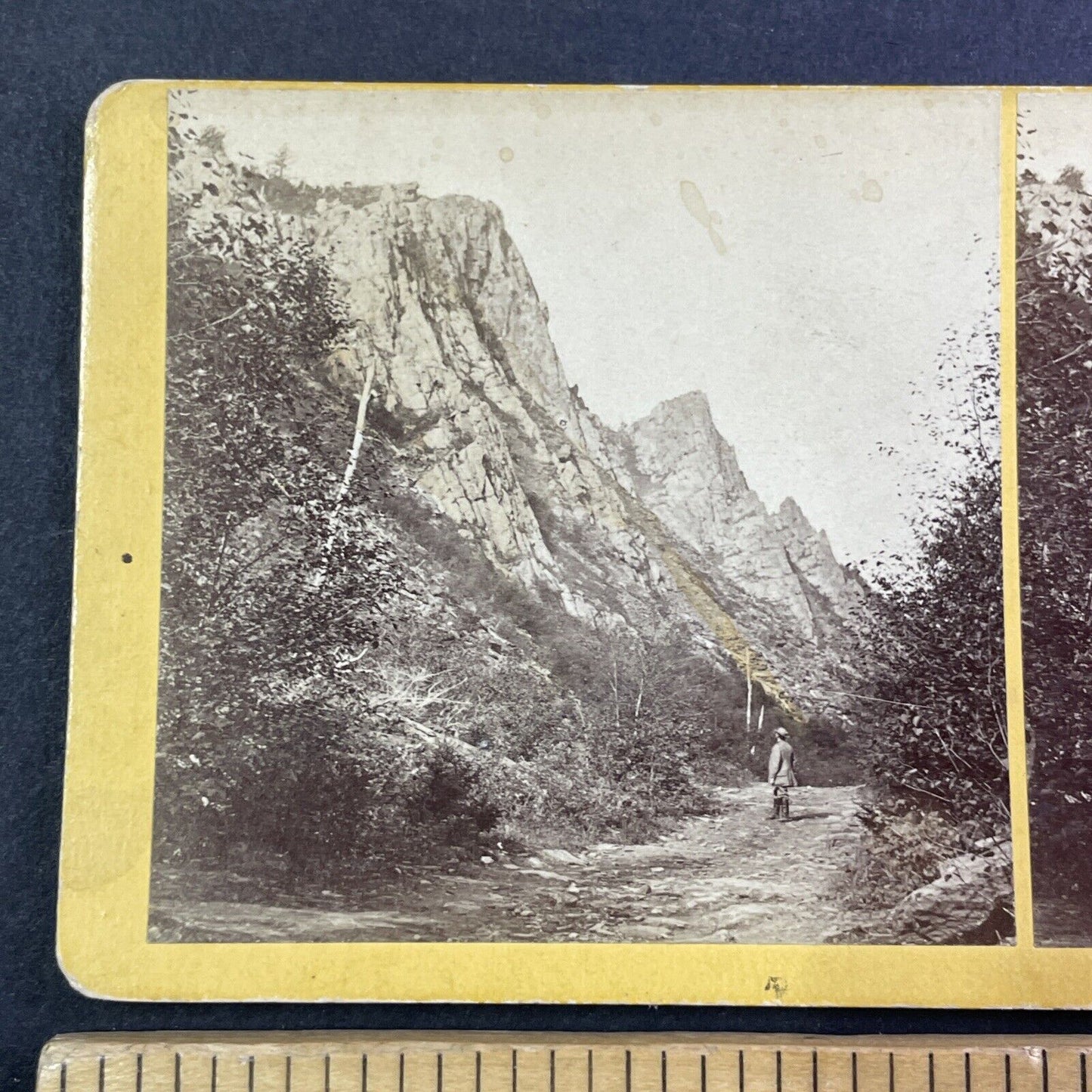 Dixville Notch New Hampshire Stereoview B.W. Kilburn Antique c1870s Y909